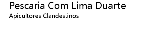 Pescaria Com Lima Duarte 歌词
