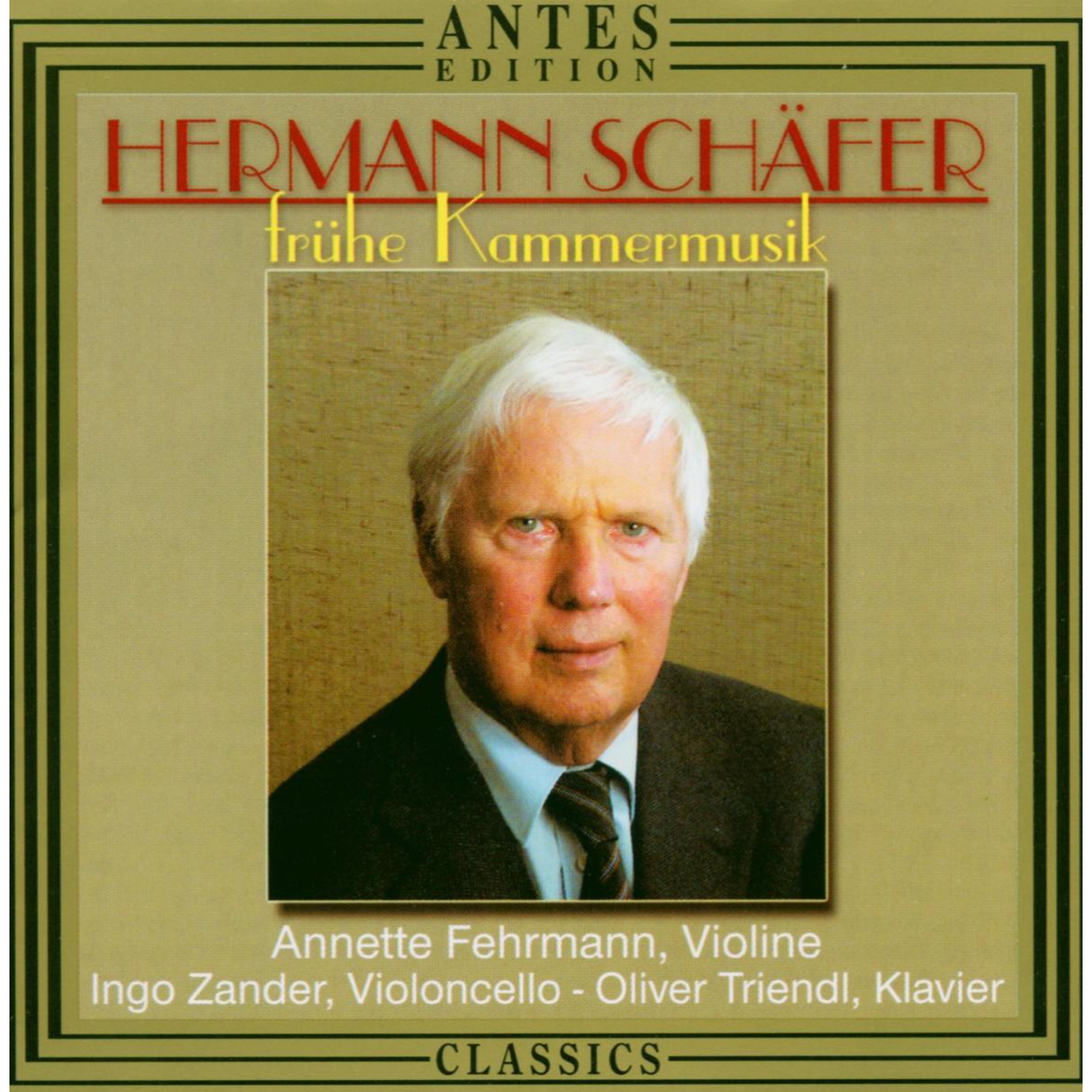 Hermann Schaefer: Fruehe Kammermusik