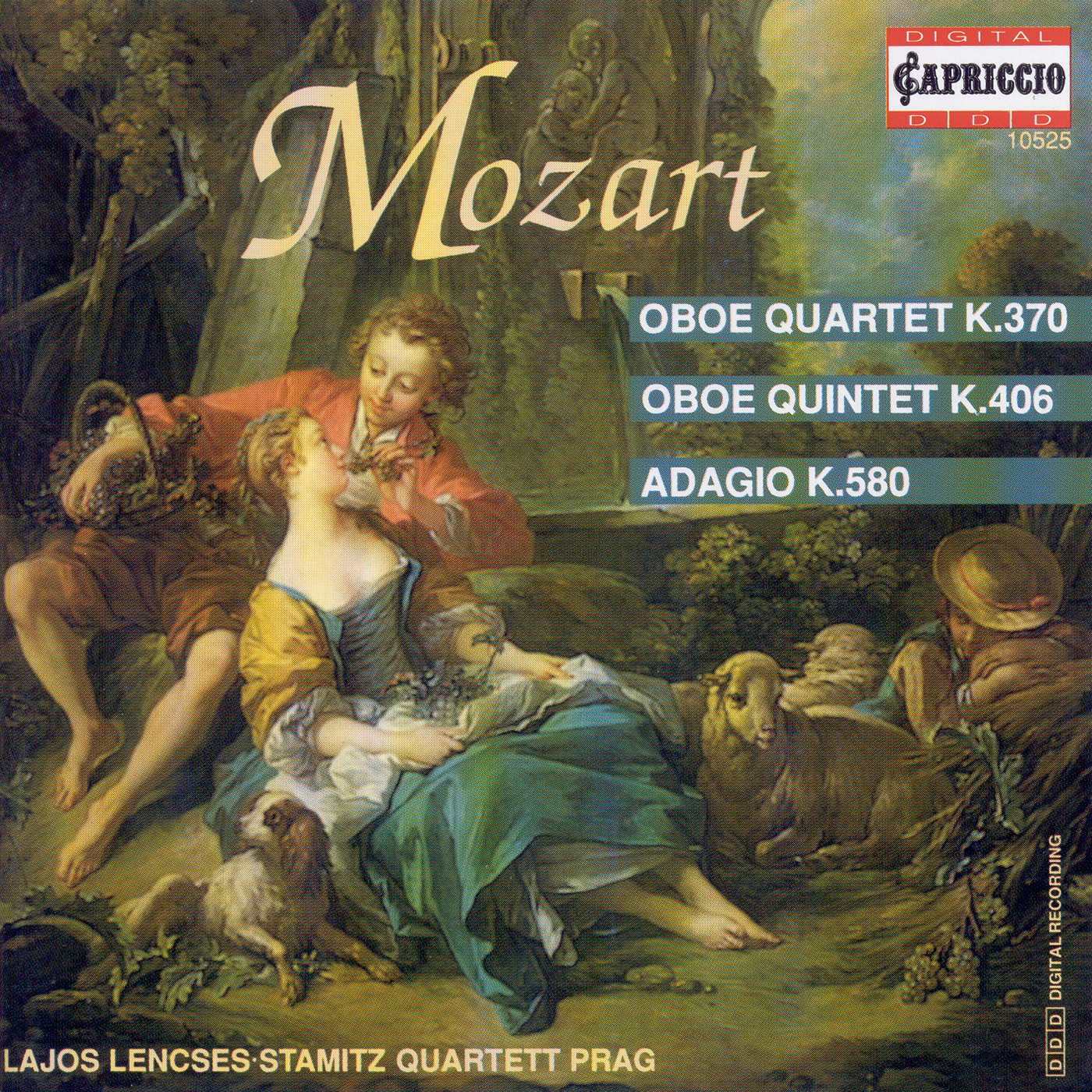 MOZART, W.A.: Oboe Quartet / String Quintet No. 2 (arr. for oboe quintet) / String Quartet in B-Flat Major, K. 589 (Lencses, Prague Stamitz Quartet)