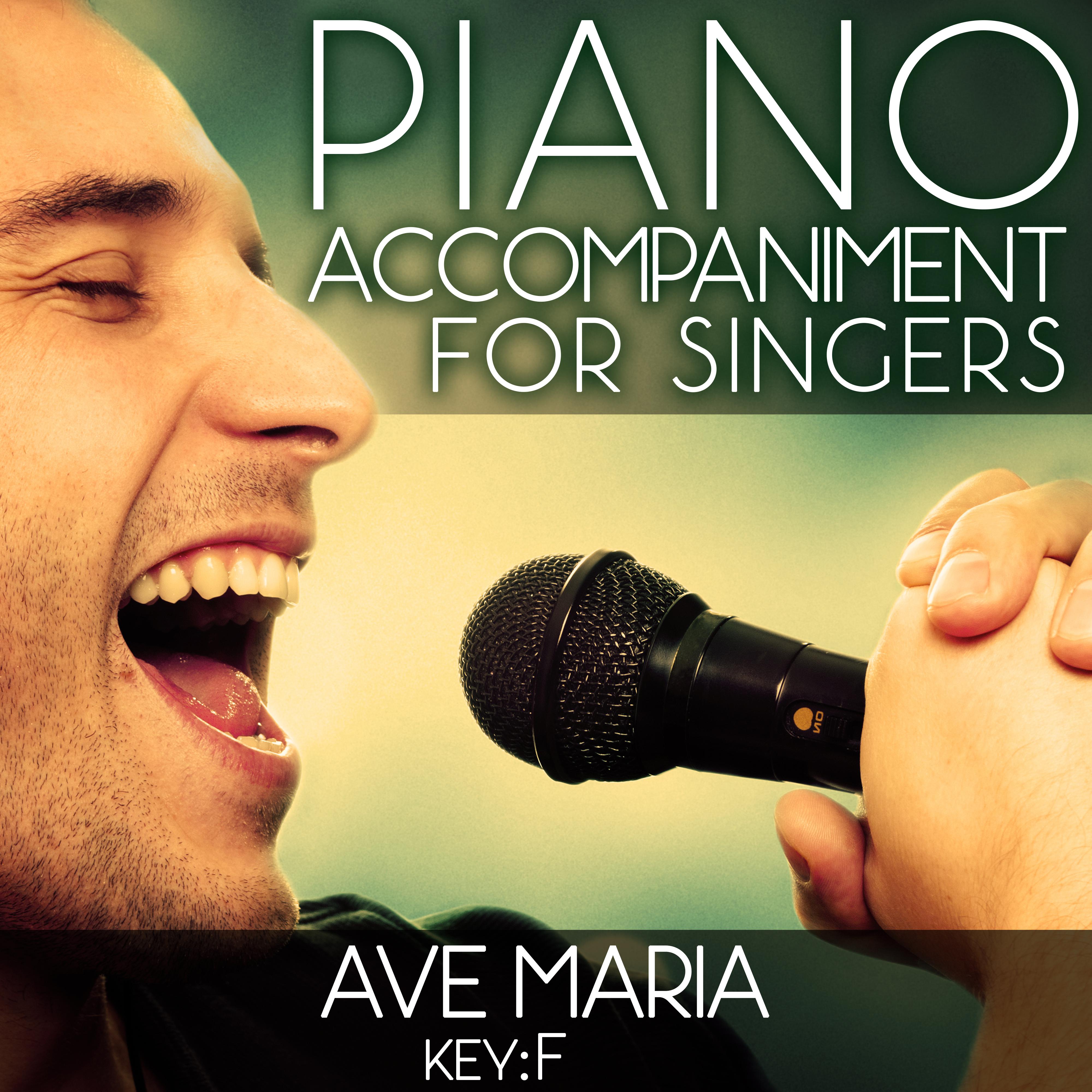 Ave Maria (Piano Accompaniment of J S Bach - Key: F) [Karaoke Backing Track]