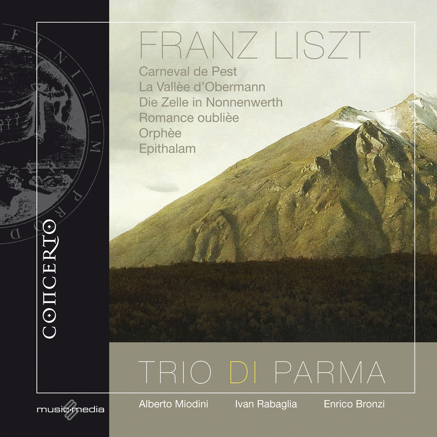 LISZT, F.: Le carnaval de Pesth / Tristia / Die Zelle in Nonnenwerth / Romance oubliee / Orpheus / Epithalam (Trio di Parma)