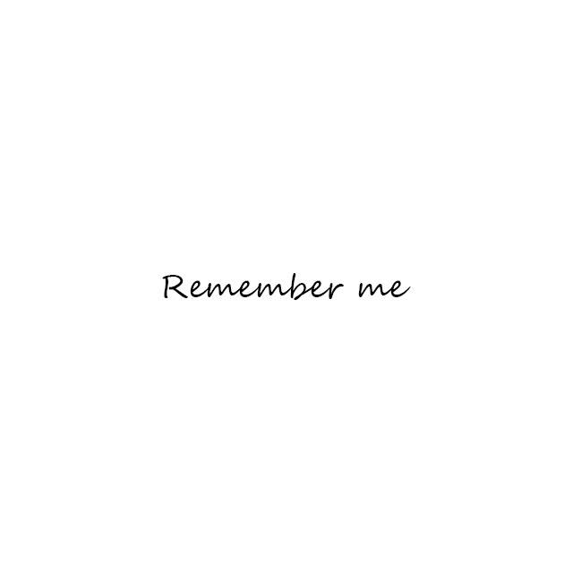 Remember me（翻自 Gael Garcia Bernal） 