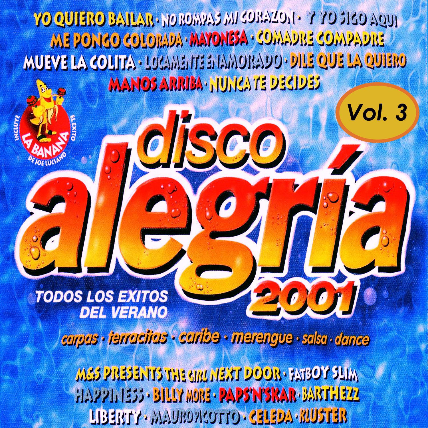 Disco Alegría 2001 Vol. 3, Éxitos del Dance