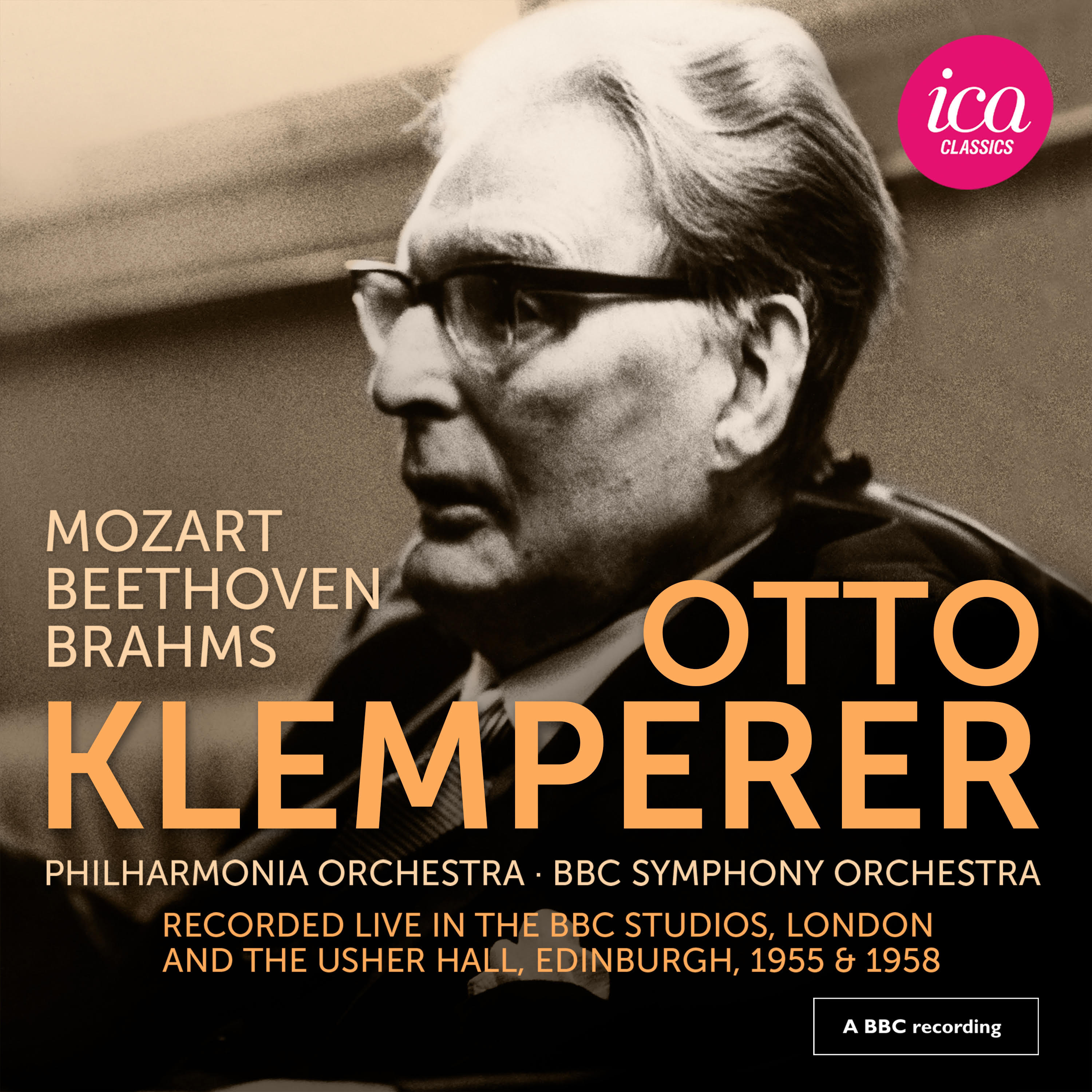 Mozart, Beethoven & Brahms: Works for Orchestra (Live)