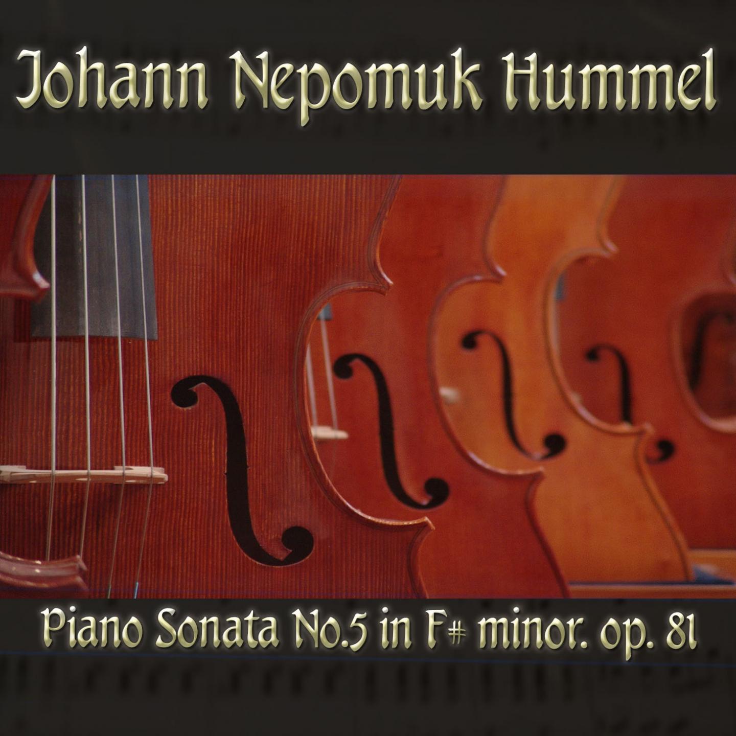 Piano Sonata No.5 in F♯ minor, op. 81 in F-Sharp Minor, Op. 81: III. Finale-Vivace