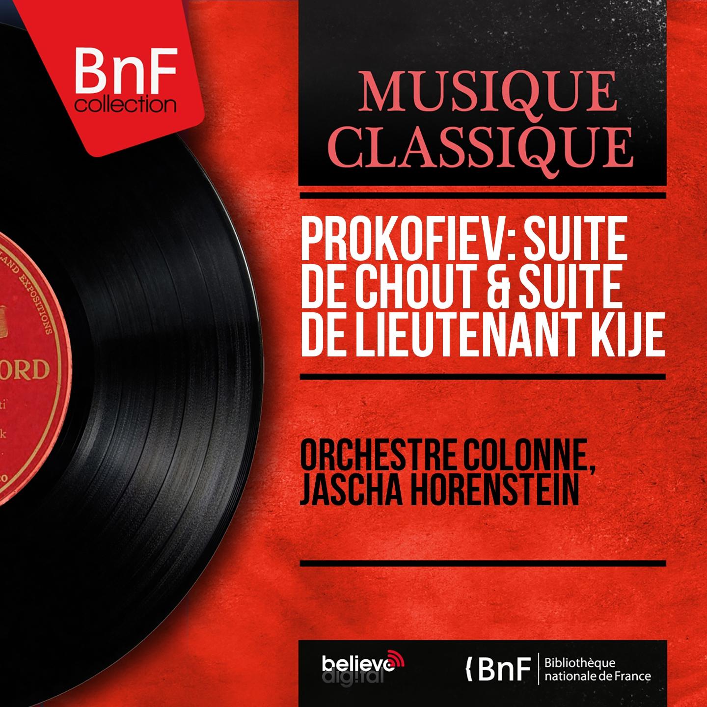 Prokofiev: Suite de Chout & Suite de Lieutenant Kijé (Mono Version)