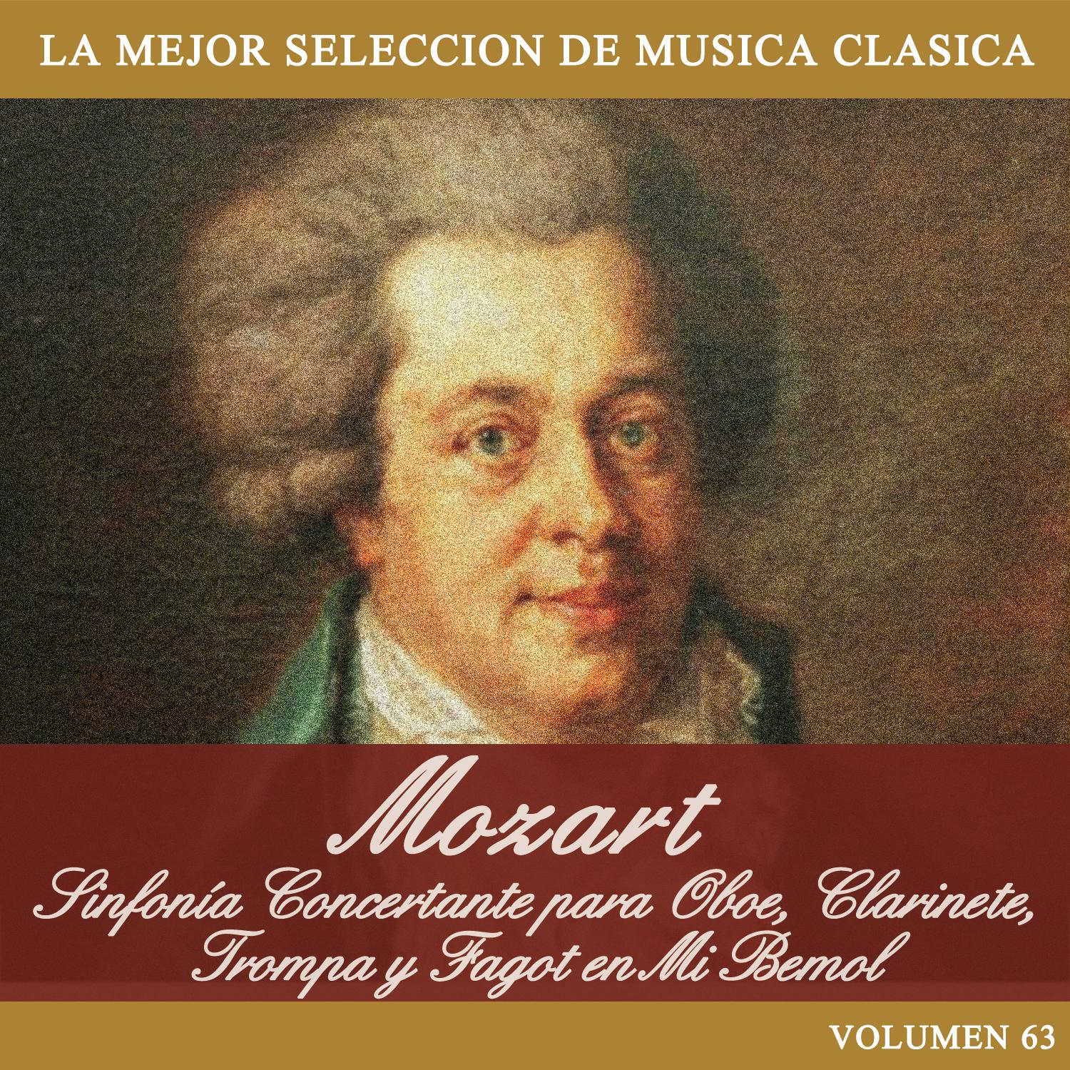 Mozart: Sinfonía Concertante para Oboe, Clarinete, Trompa y Fagot en Mi Bemol