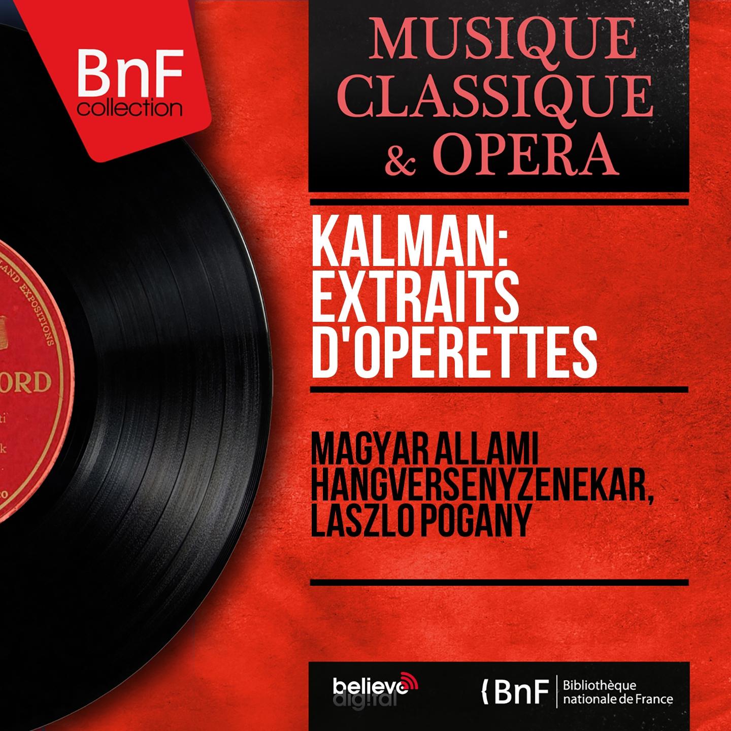 Kálmán: Extraits d'opérettes (Mono Version)