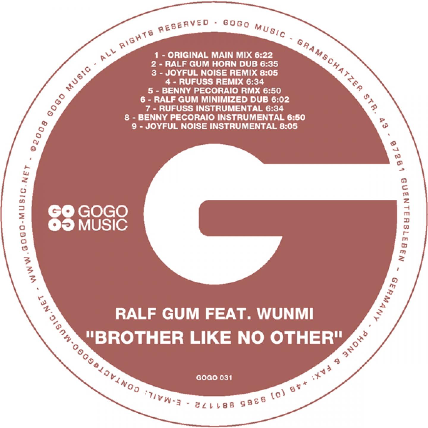 Brother Like No Other (Ralf GUM Horn Dub)