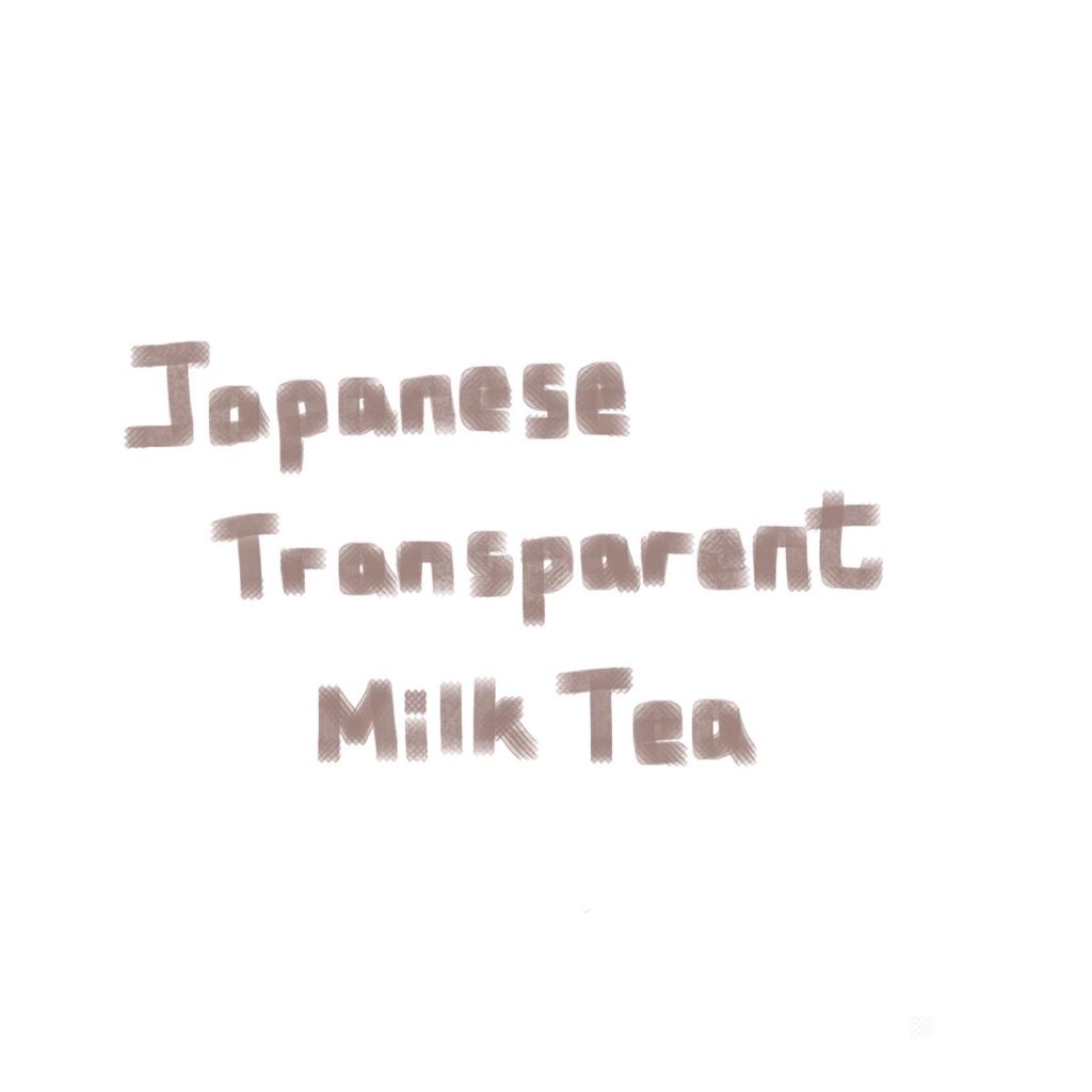 Japanese Transparent Milk Tea