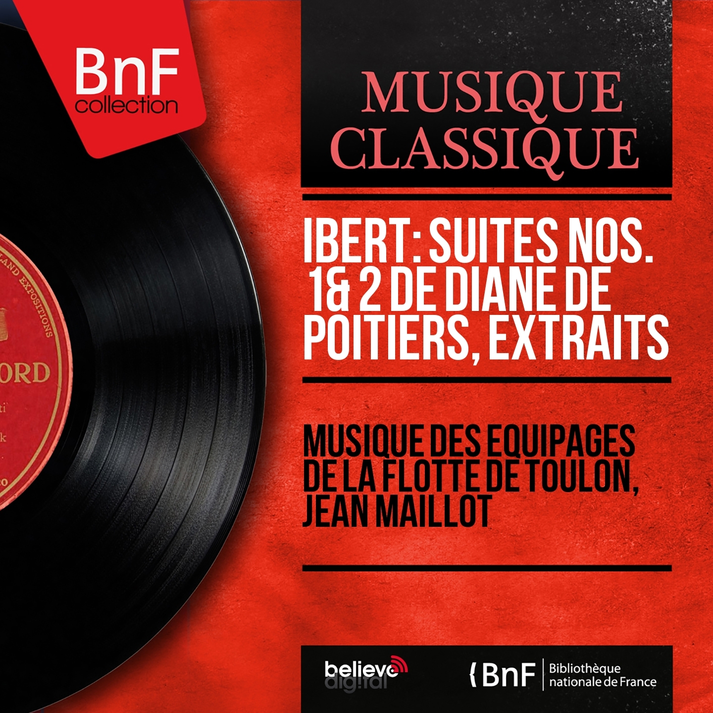 Ibert: Suites Nos. 1 & 2 de Diane de Poitiers, extraits (Mono Version)