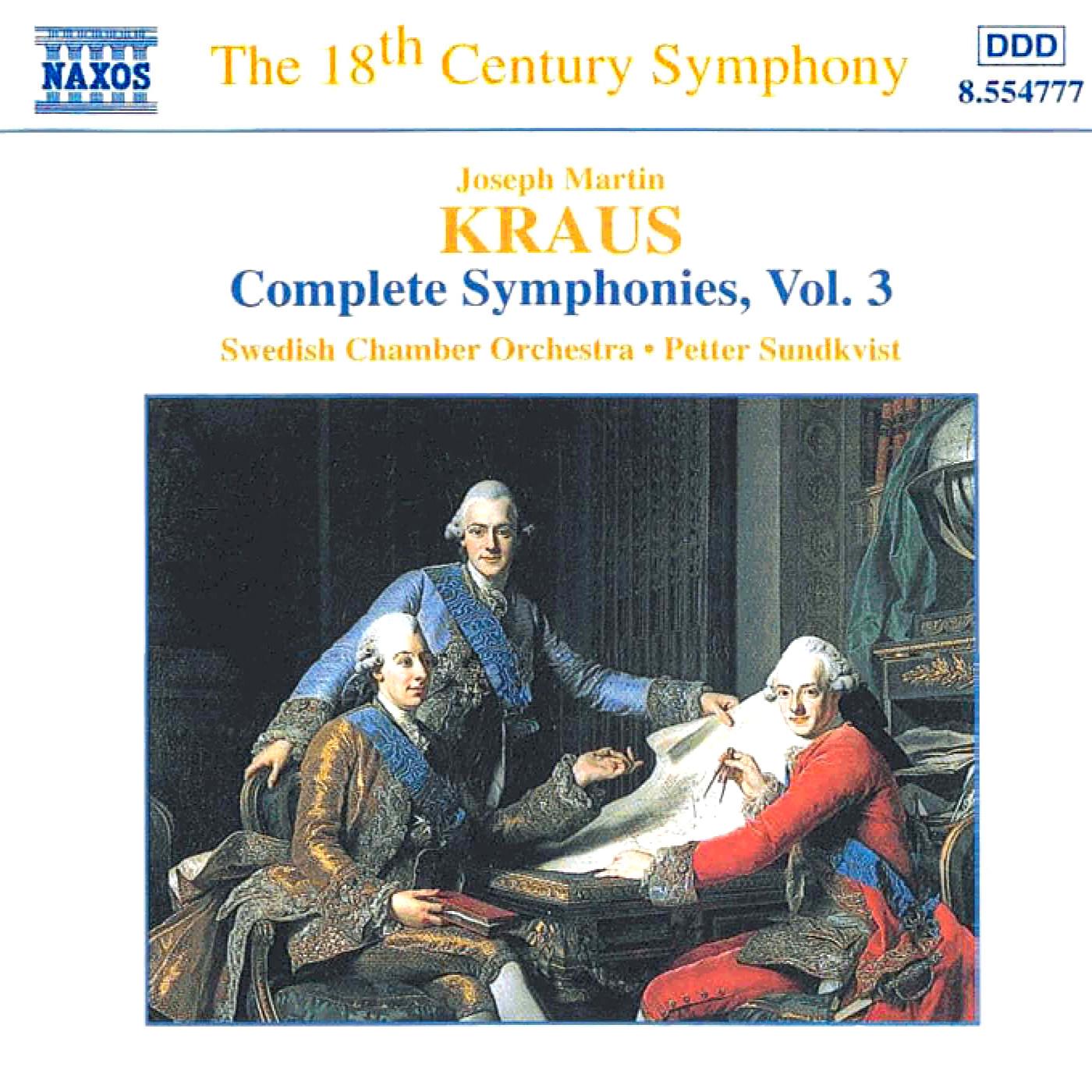 KRAUS: Symphonies, Vol.  3