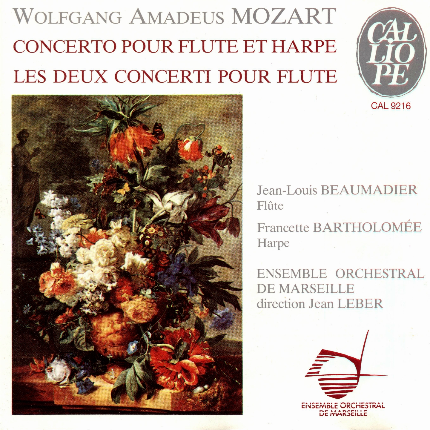 Mozart: Concerto pour flûte et harpe & Les deux concerti pour flûte