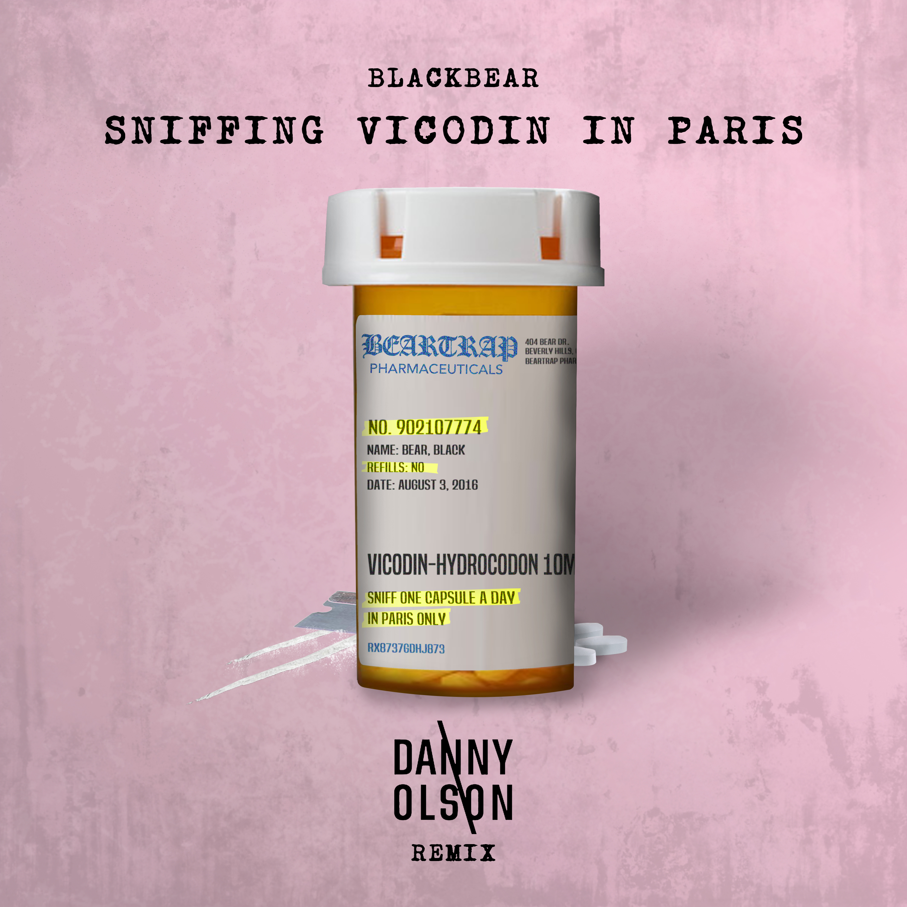 Sniffing Vicodin In Paris (Danny Olson Remix)