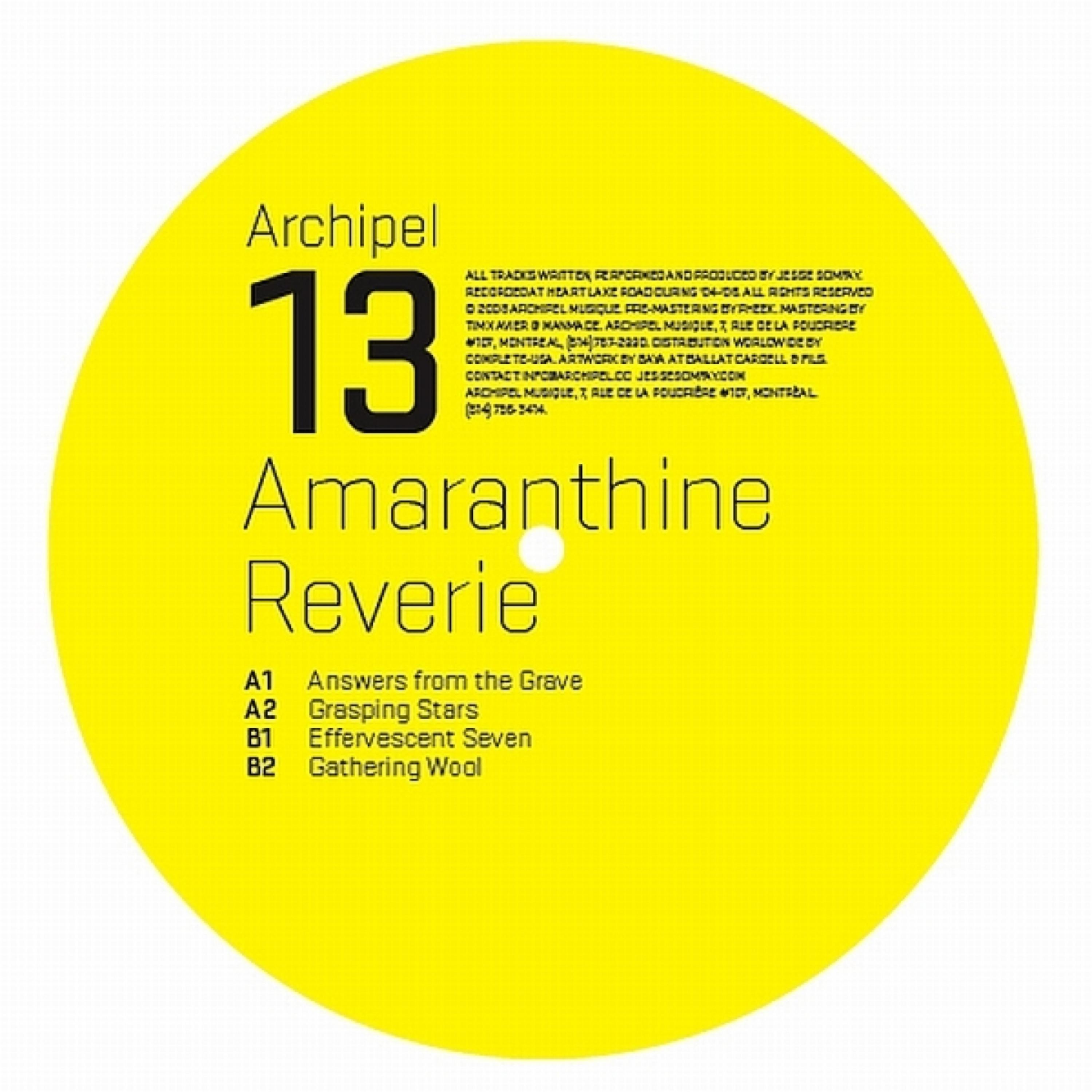 Amaranthine Reverie