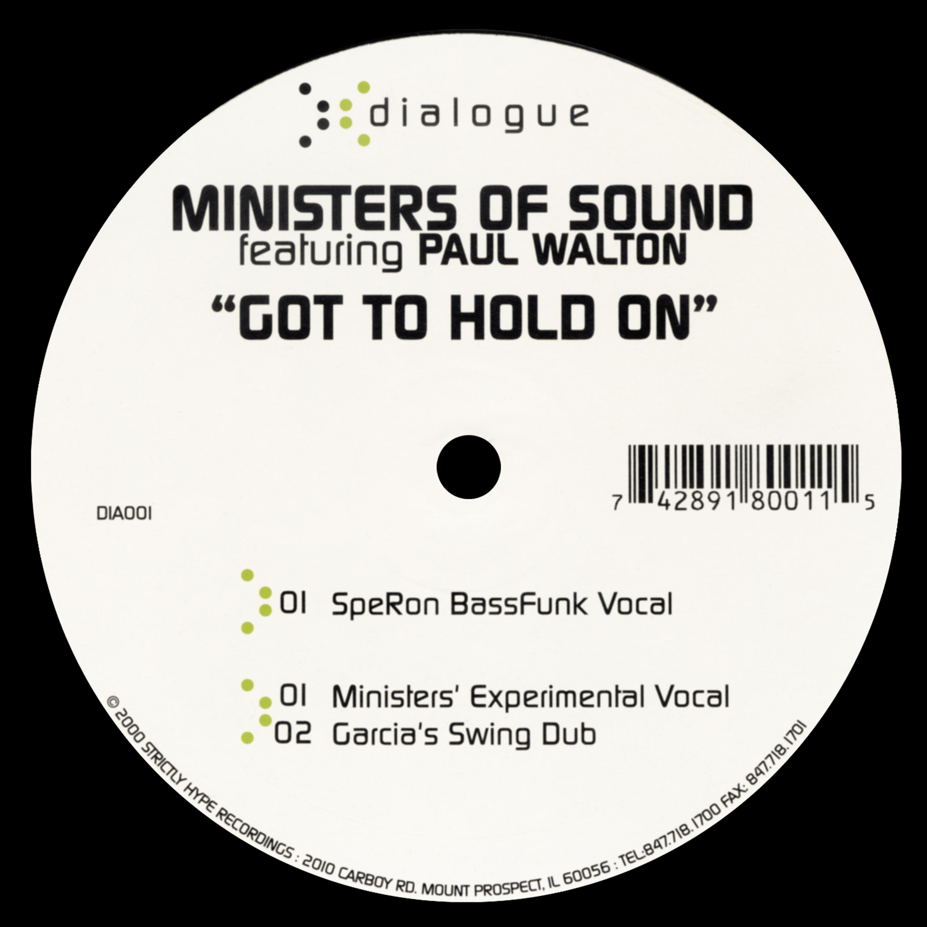 Got to Hold On (Ministers' Experimental Vocal)