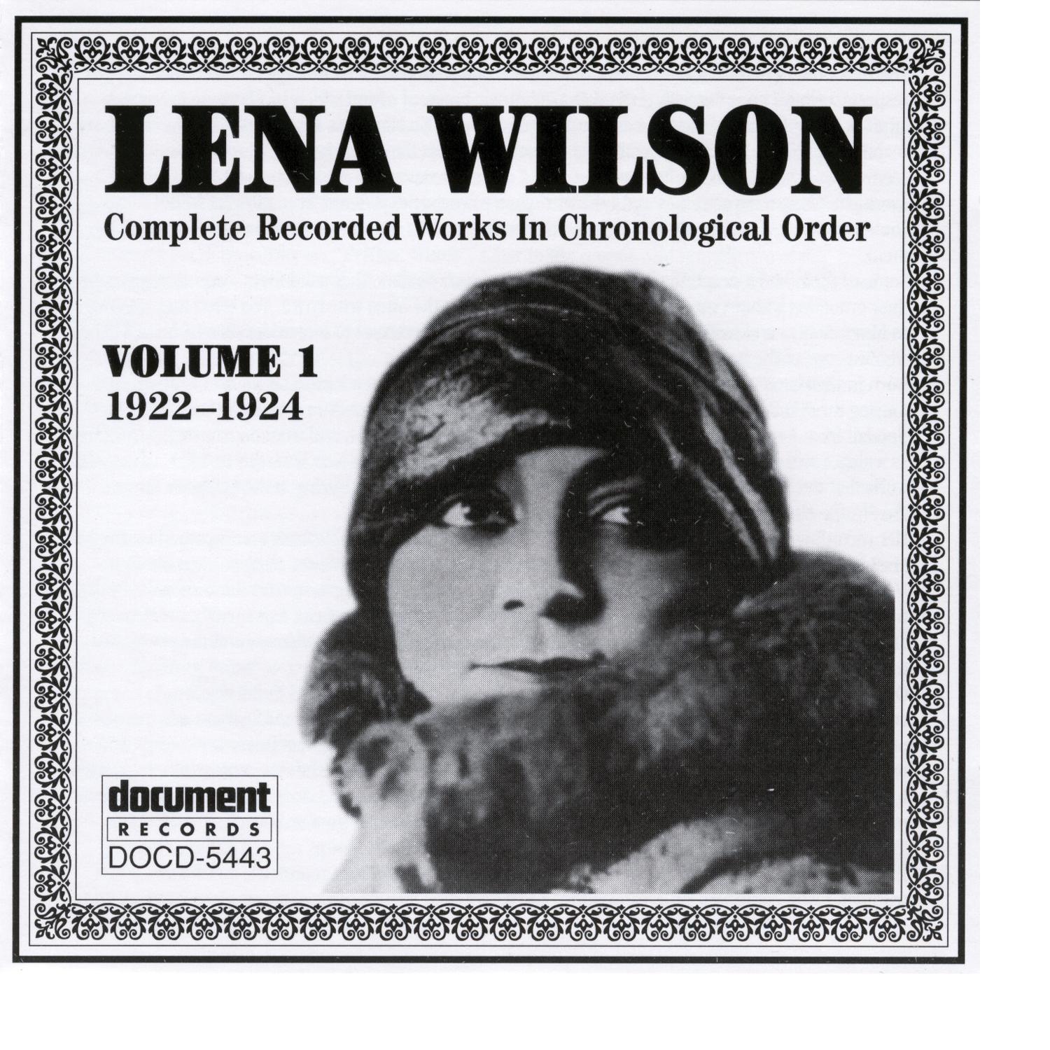 Lena Wilson Vol. 1 (1922-1924)