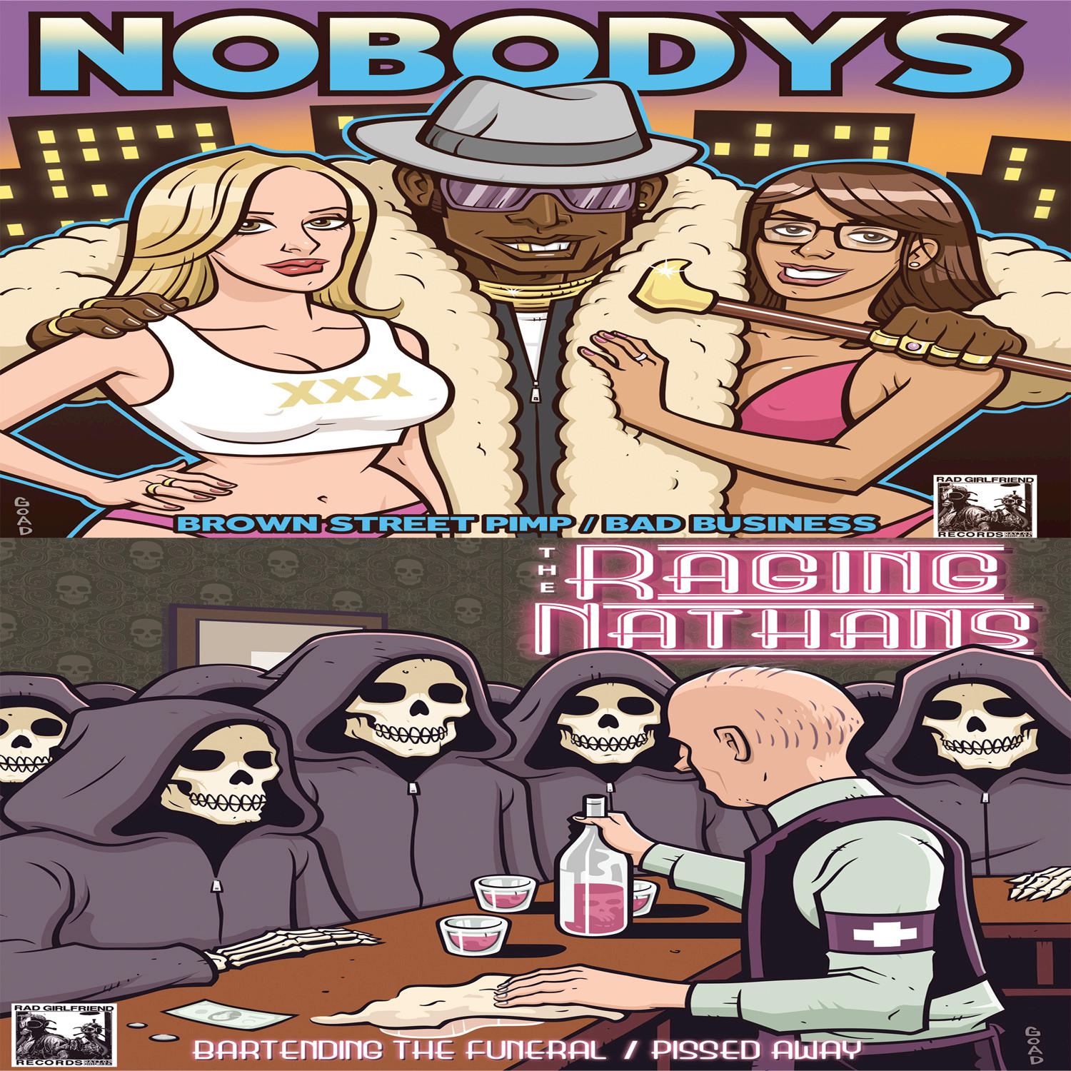 Split EP with Nobodys, The Raging Nathans