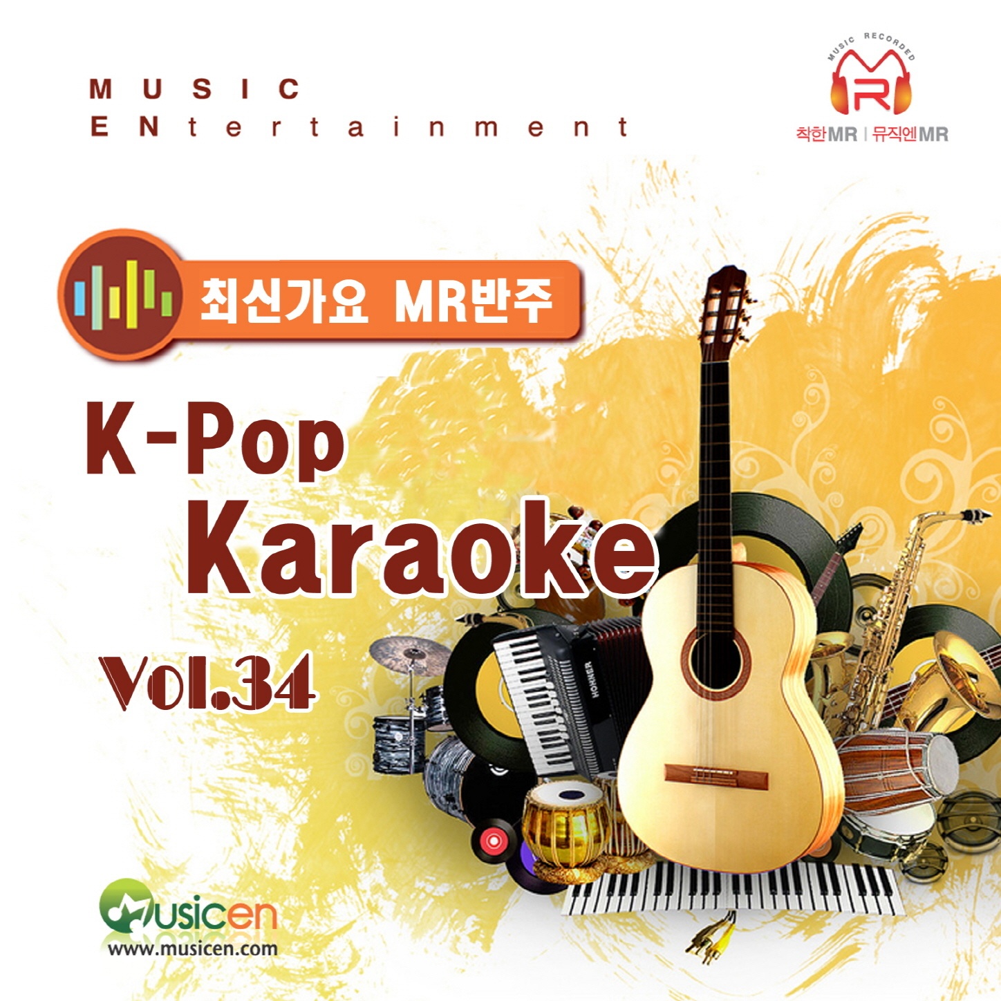 K-Pop Karaoke (최신가요 MR 반주), Vol. 34