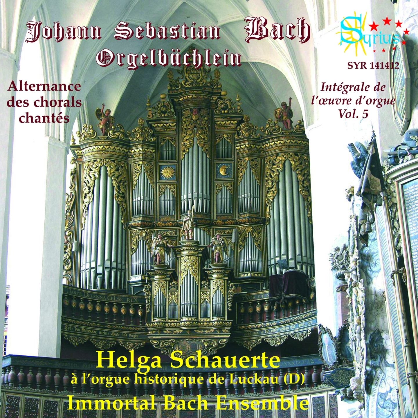 Bach: Intégrale de l'oeuvre d'orgue, vol. 5 (Orgelbüchlein, Alternance des chorals chantés)