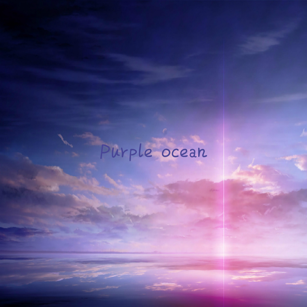 Purple ocean