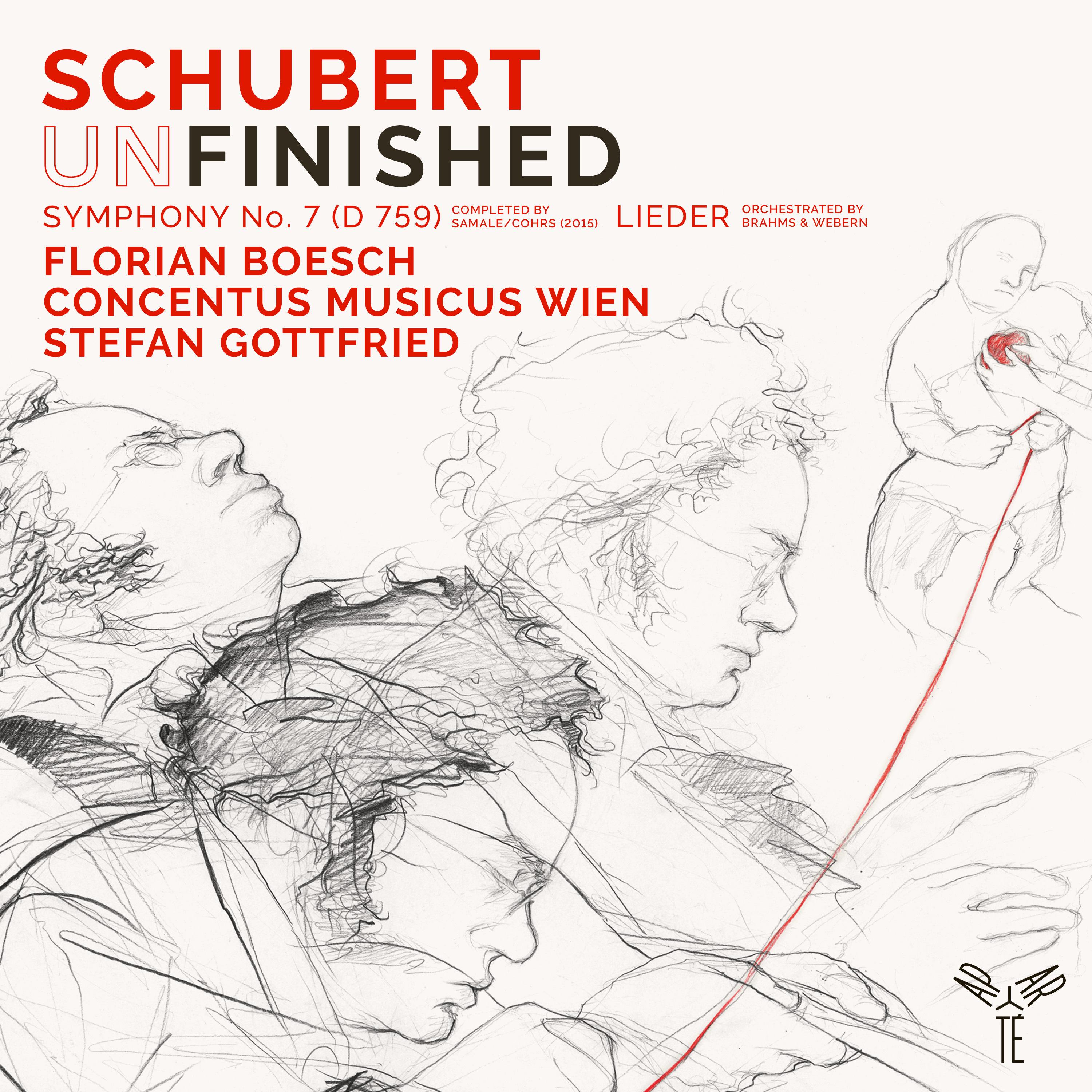 Schubert: Symphony No. 7 in B-Flat Major, D. 759 "Unfinished", Lieder (Orchestrated by Webern, Brahms) (Bonus Track Version)