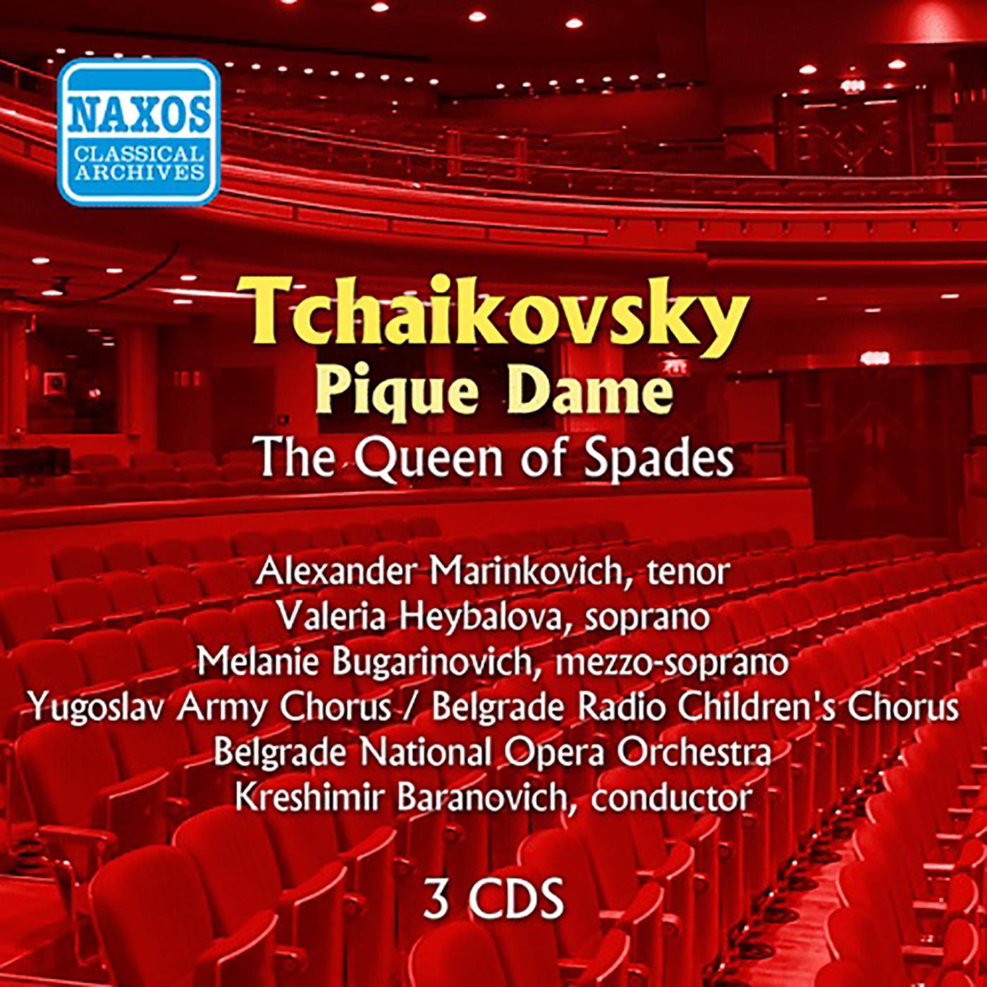 TCHAIKOVSKY: Queen of Spades (The) (Marinkovich, Heybalova) (1955)