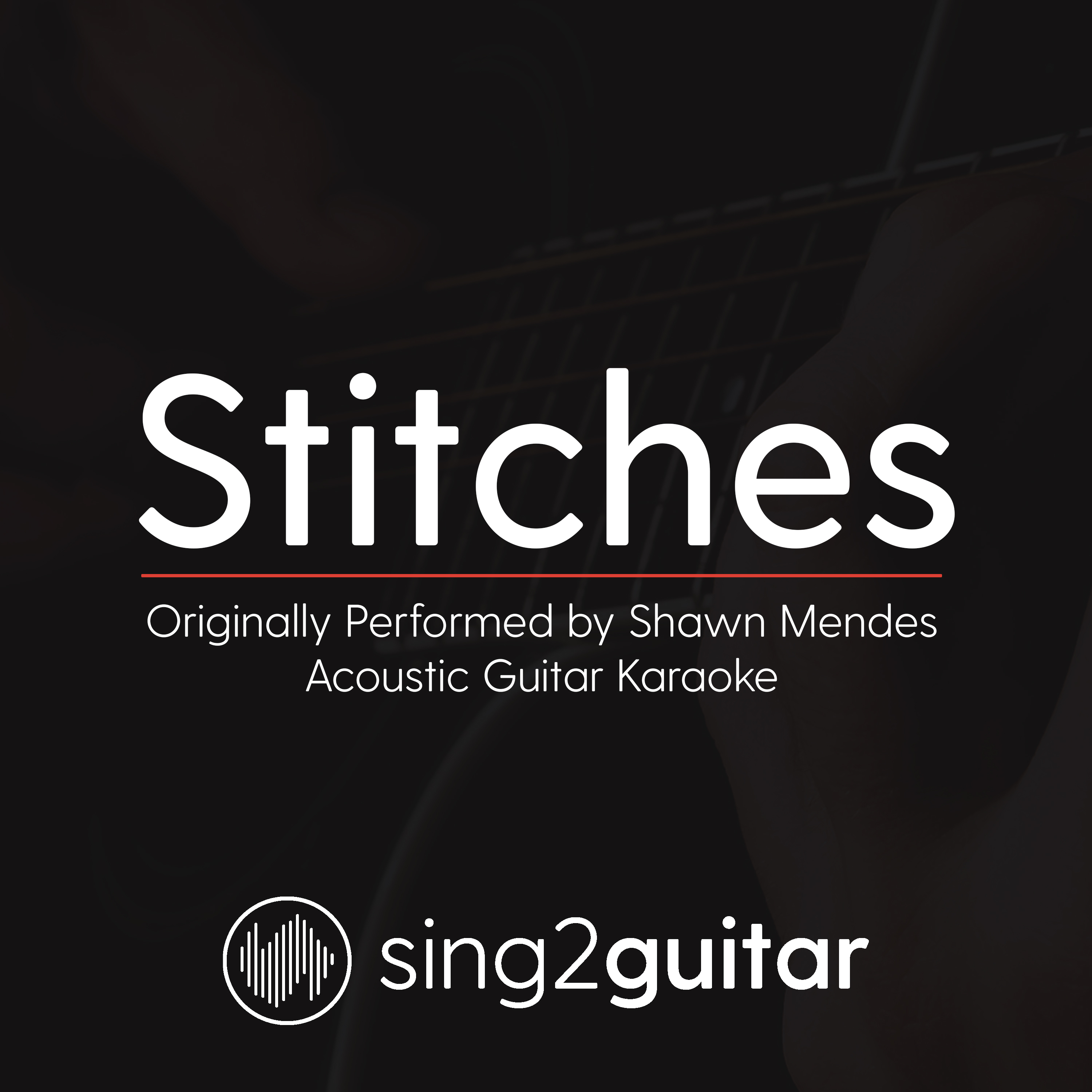 Stitches (Originally Performed By Shawn Mendes) (Acoustic Guitar Karaoke)