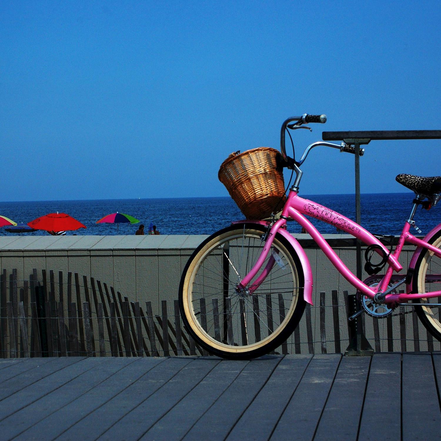 Biking On the Boardwalk