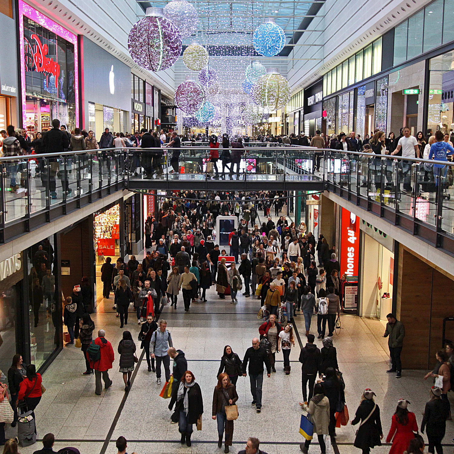 Busy Shopping Mall