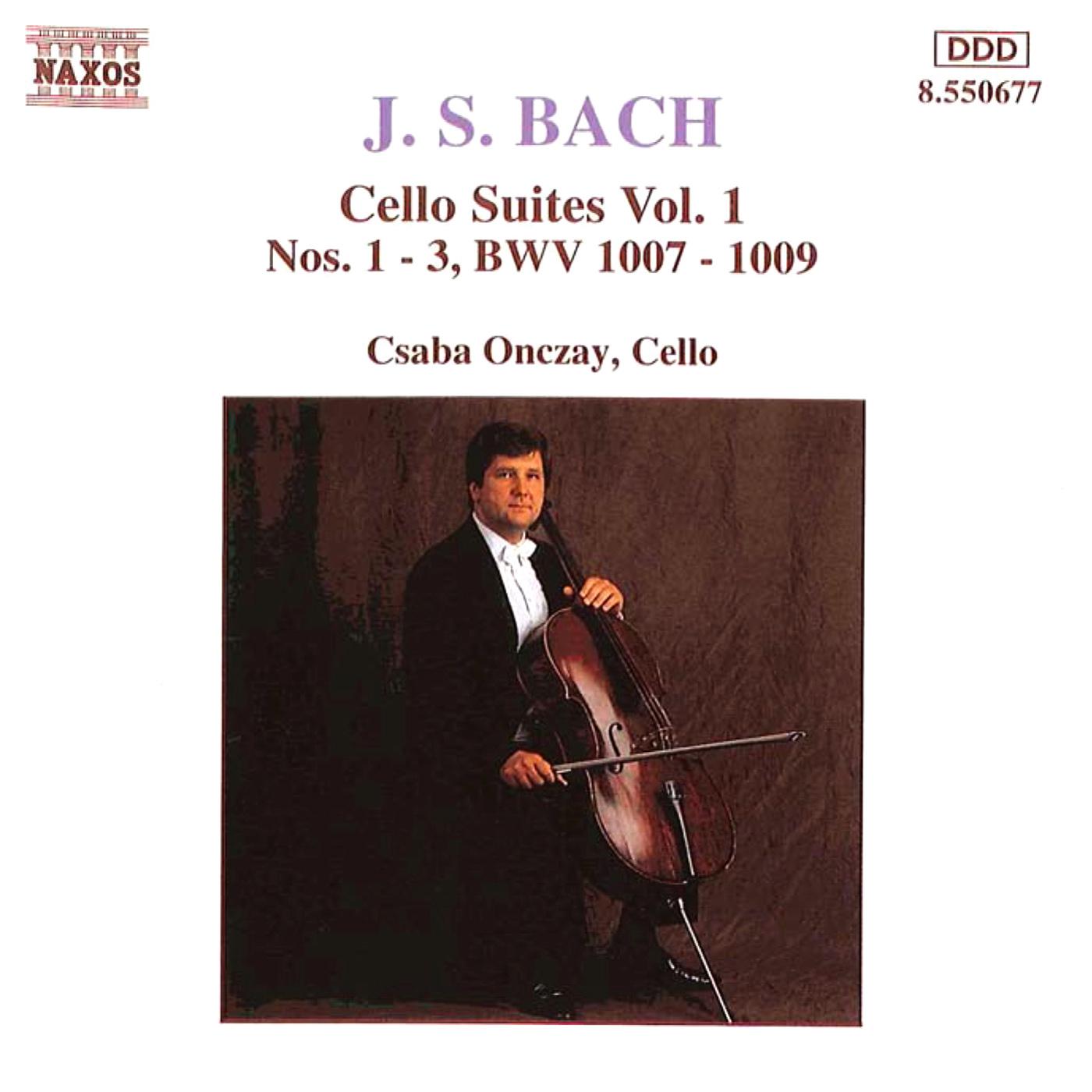 BACH, J.S.: Cello Suites Nos. 1-3, BWV 1007-1009