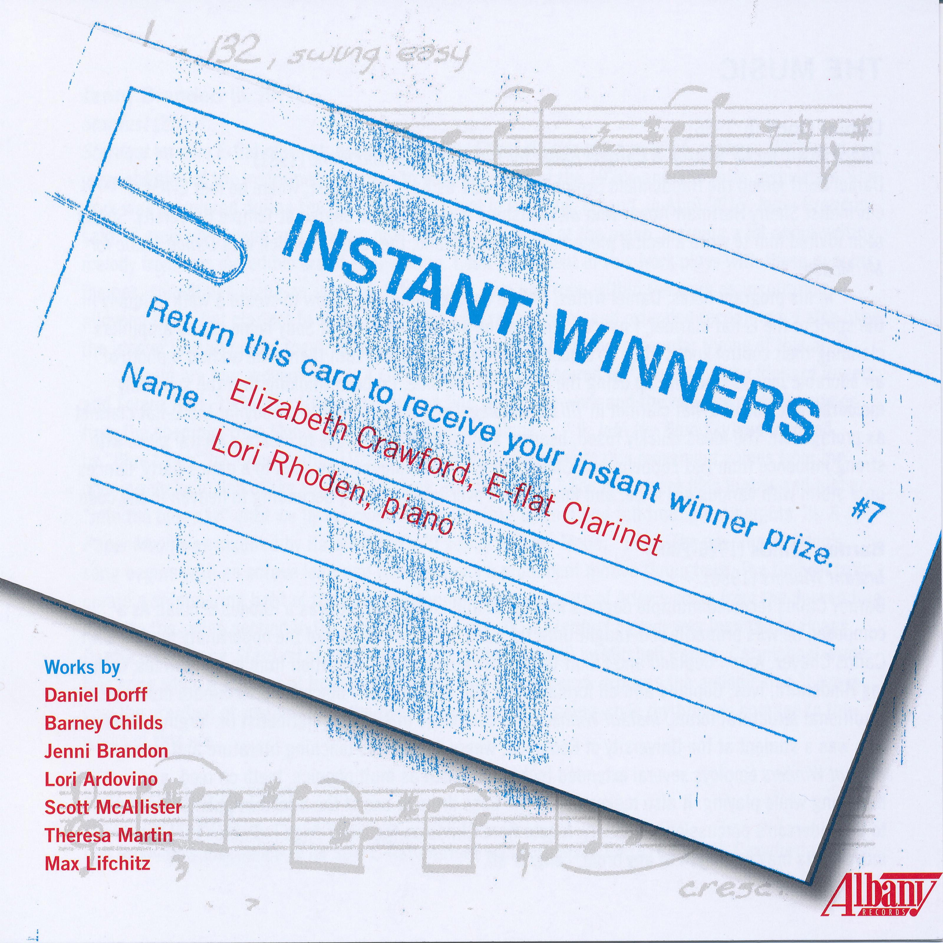 Instant Winners: VIII. quarter note =  66, legato