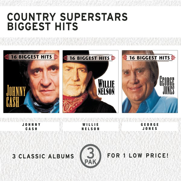 Country Superstars Biggest Hits: Johnny Cash, Willie Nelson & George Jones
