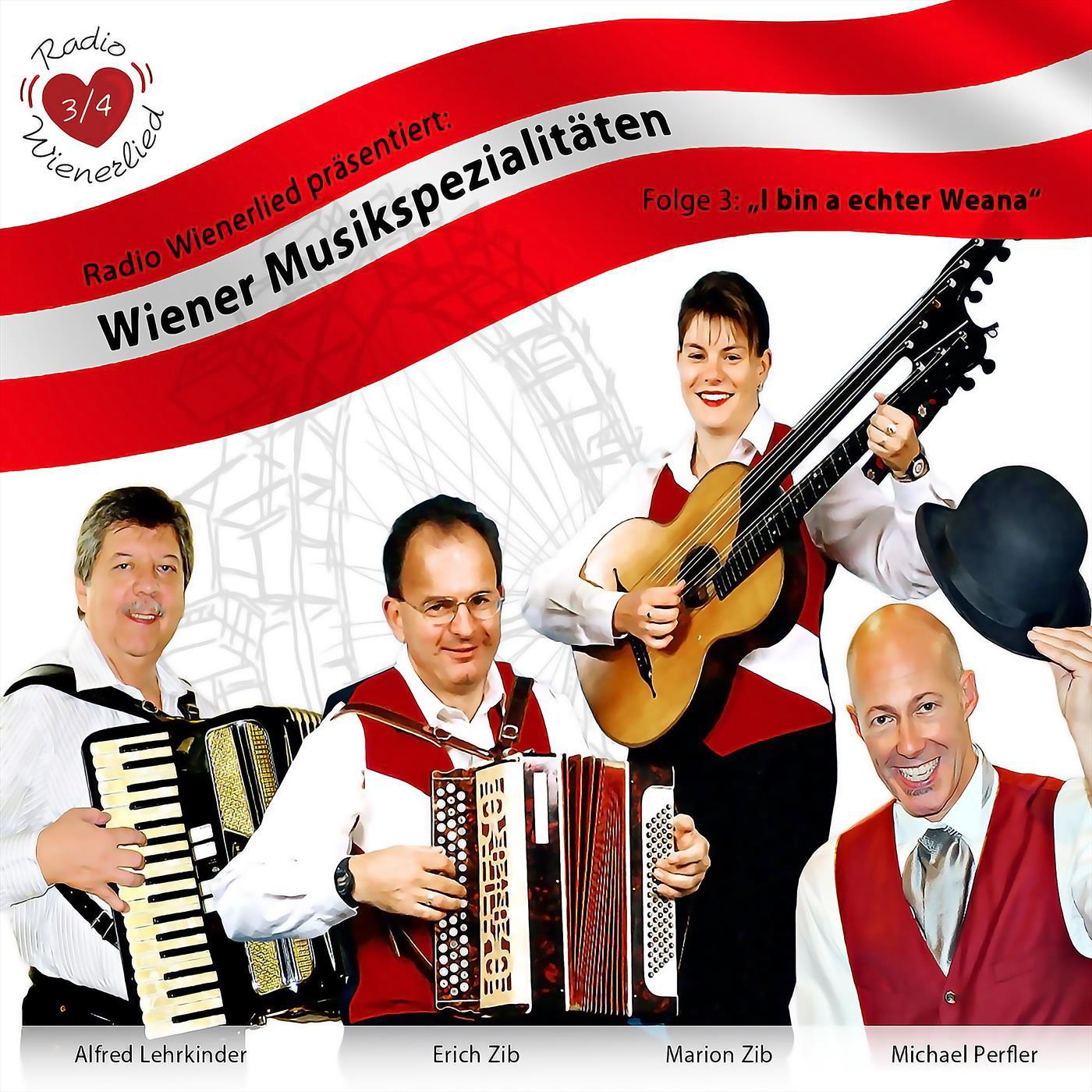 I bin a echter Weana - Harmonika und Kontragitarre