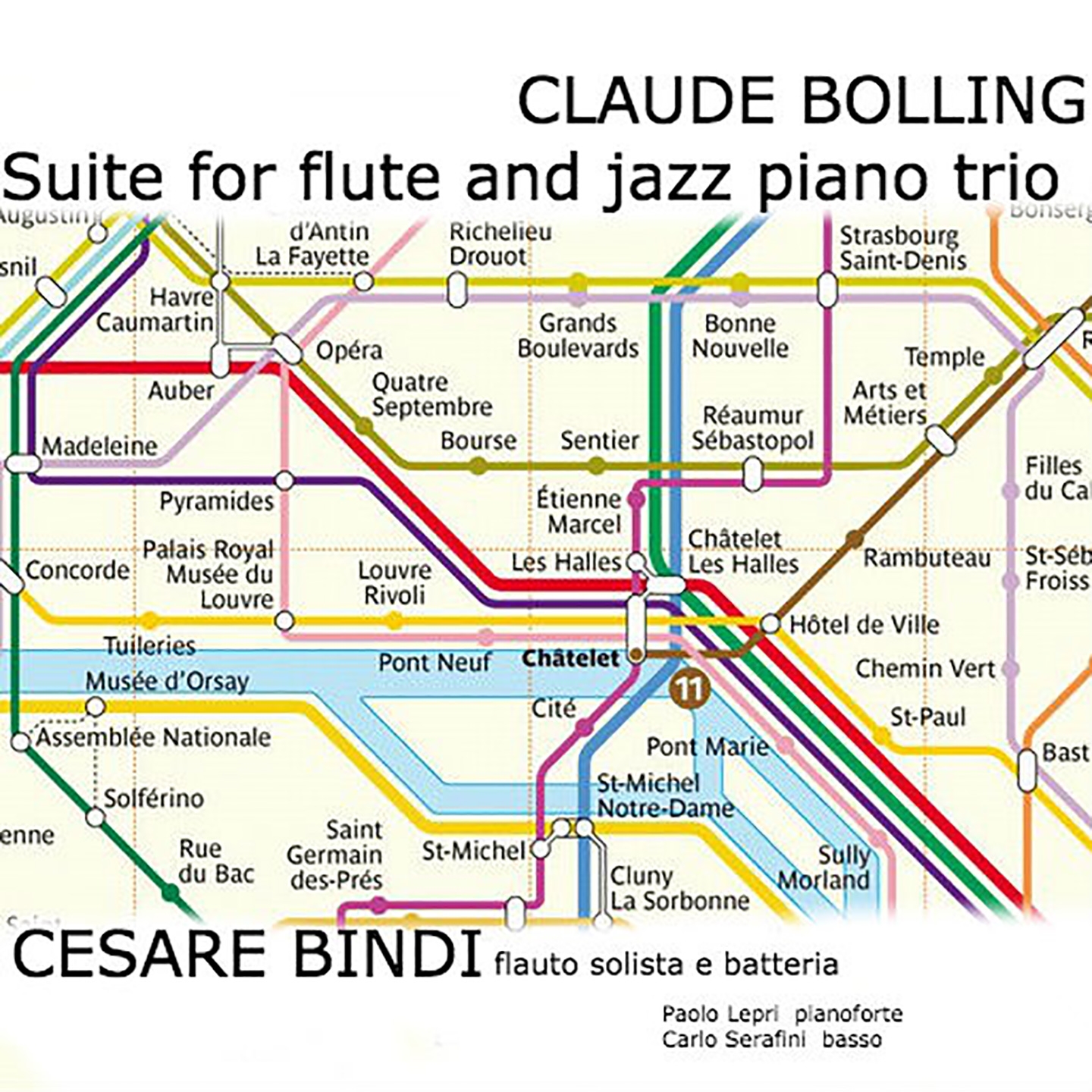 Cesare Bindi Plays Claude Bolling (Suite for Flute and Jazz Piano Trio)