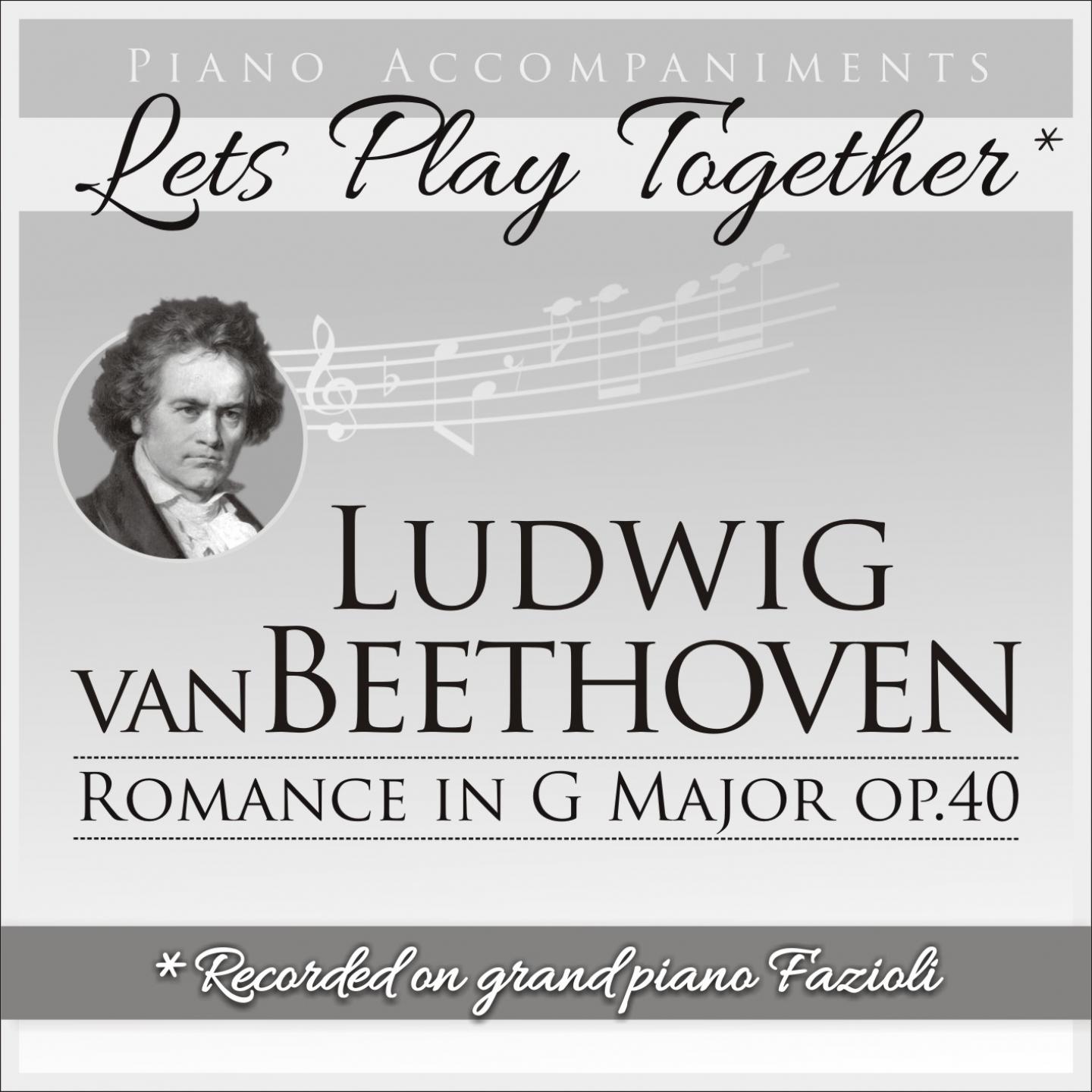 Romance in G Major, Op. 40 (Piano Arrangement and Accompaniment)