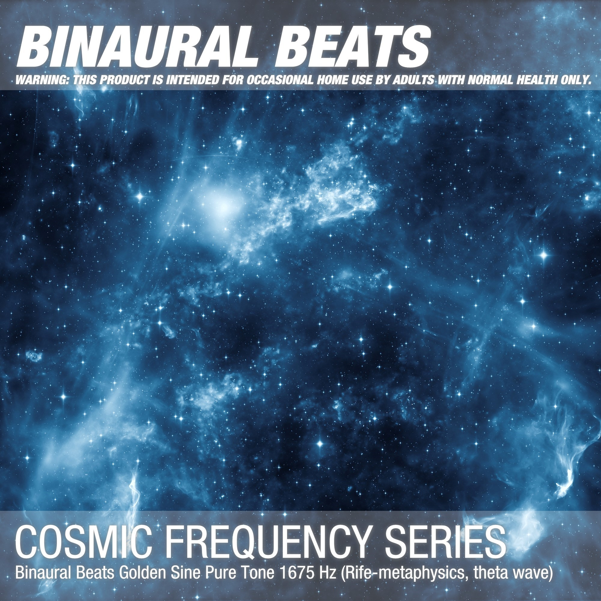 Binaural Beats Golden Sine Pure Tone 1675 Hz (Rife-metaphysics, theta wave)