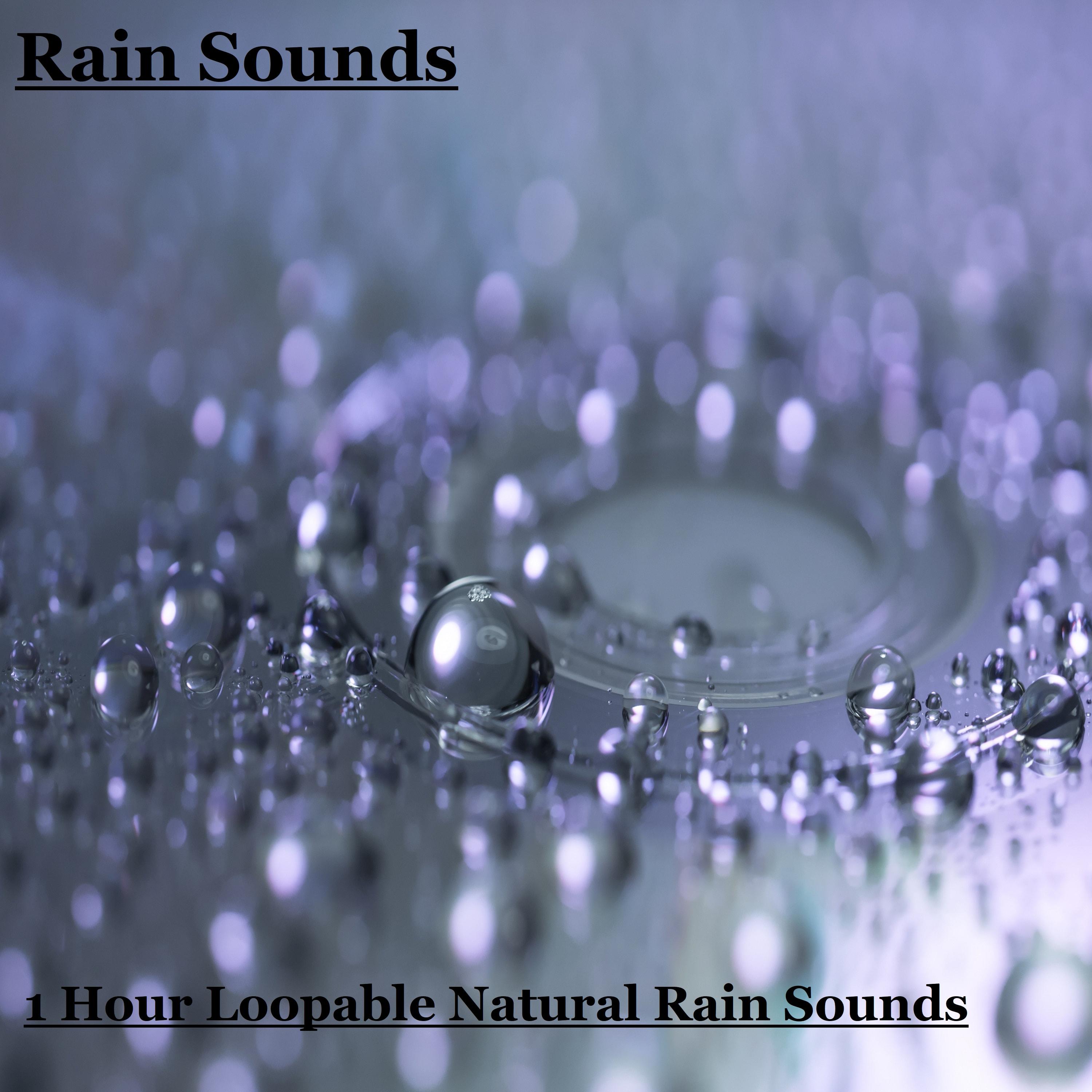 1 Hour Loopable Natural Rain Sounds