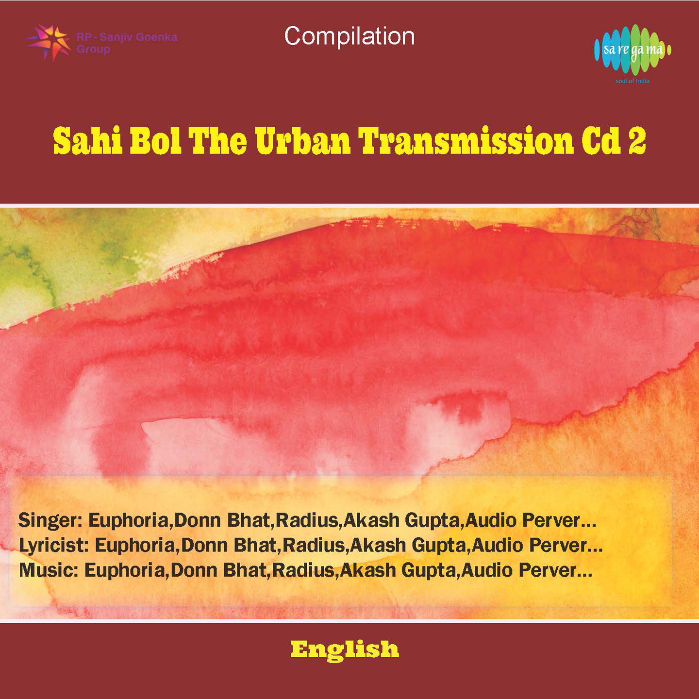 Sahi Bol The Urban Transmission Cd 2