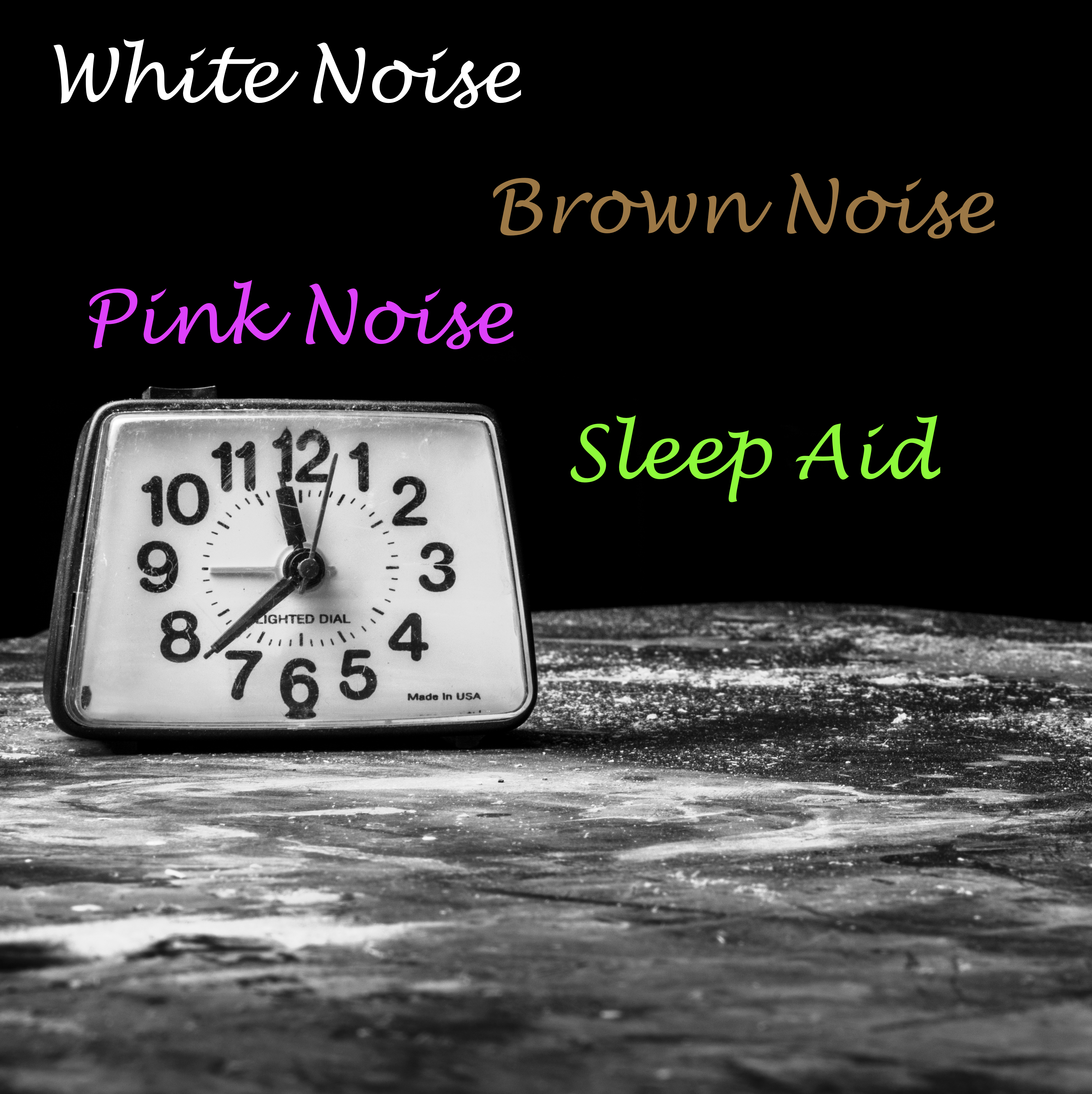 15 Loopable Pink Noise, White Noise and Brown Noise Tracks, Natural Sounds for Sleep Problems, Background Sleep Aid