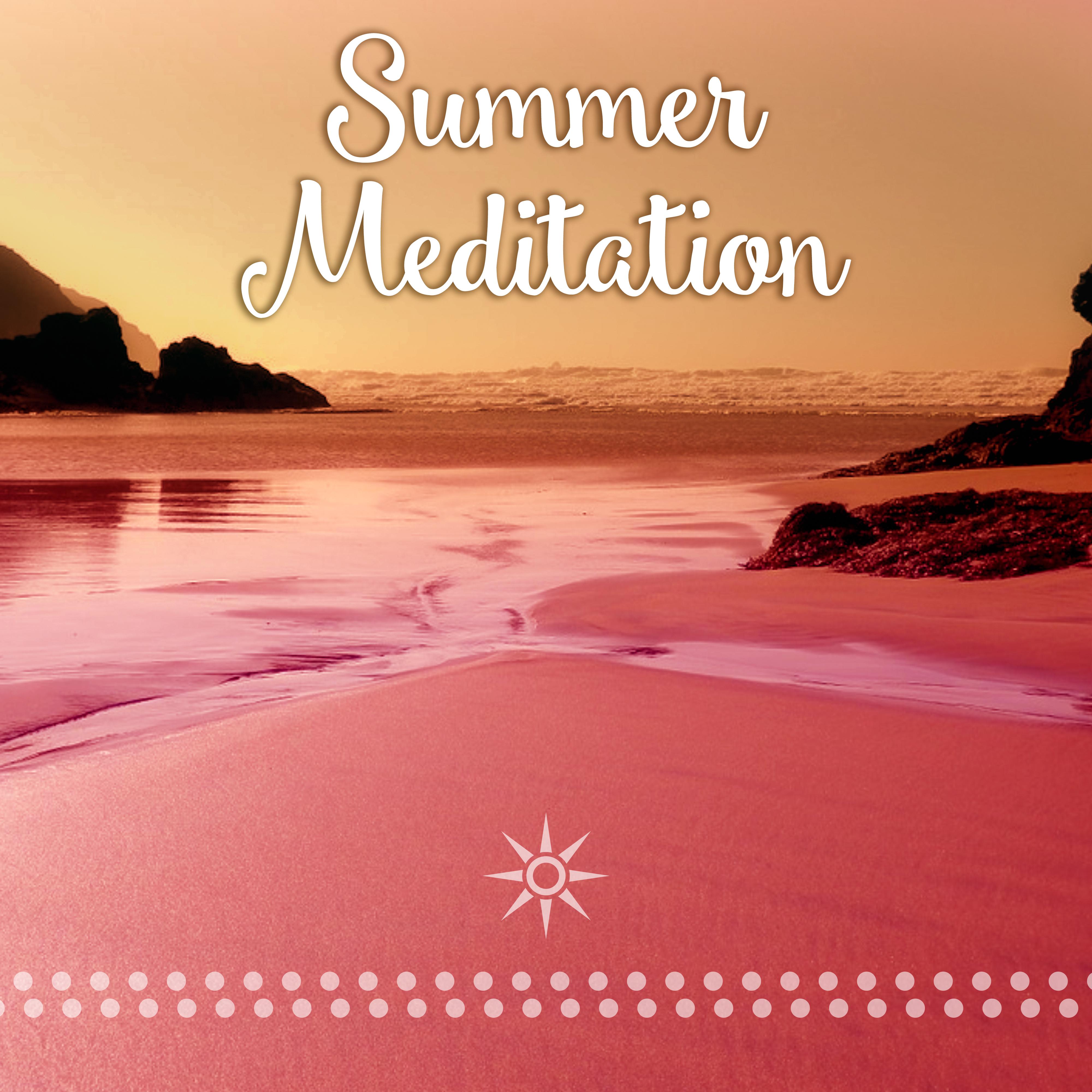 Summer Meditation - Sand Under Foot, Beautiful Sunrise, Glittered with Many Colours