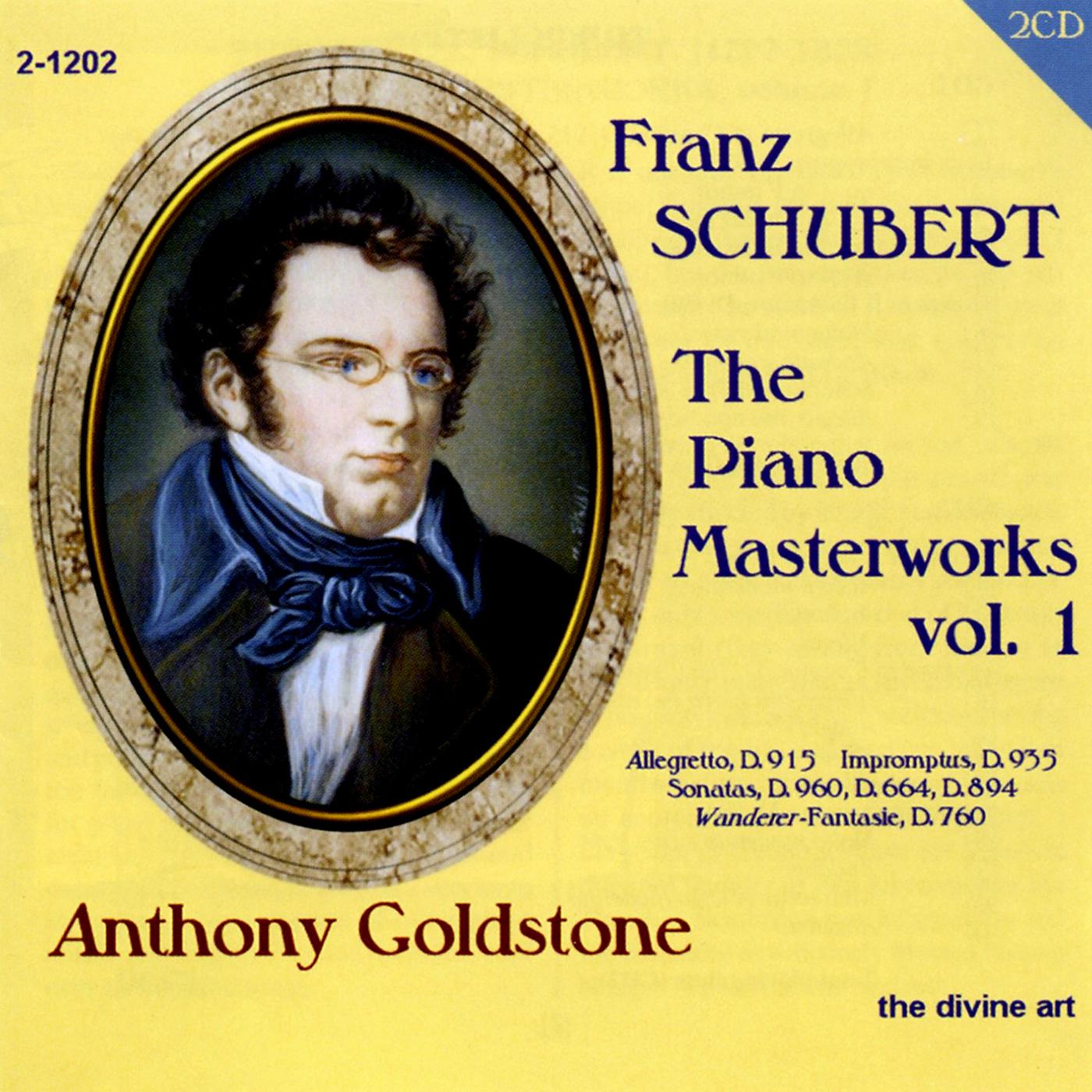 SCHUBERT, F.: Piano Masterworks, Vol. 1 (Goldstone) - Piano Sonatas Nos. 13, 18, 21 / Wanderer Fantasy / 4 Impromptus, D. 935