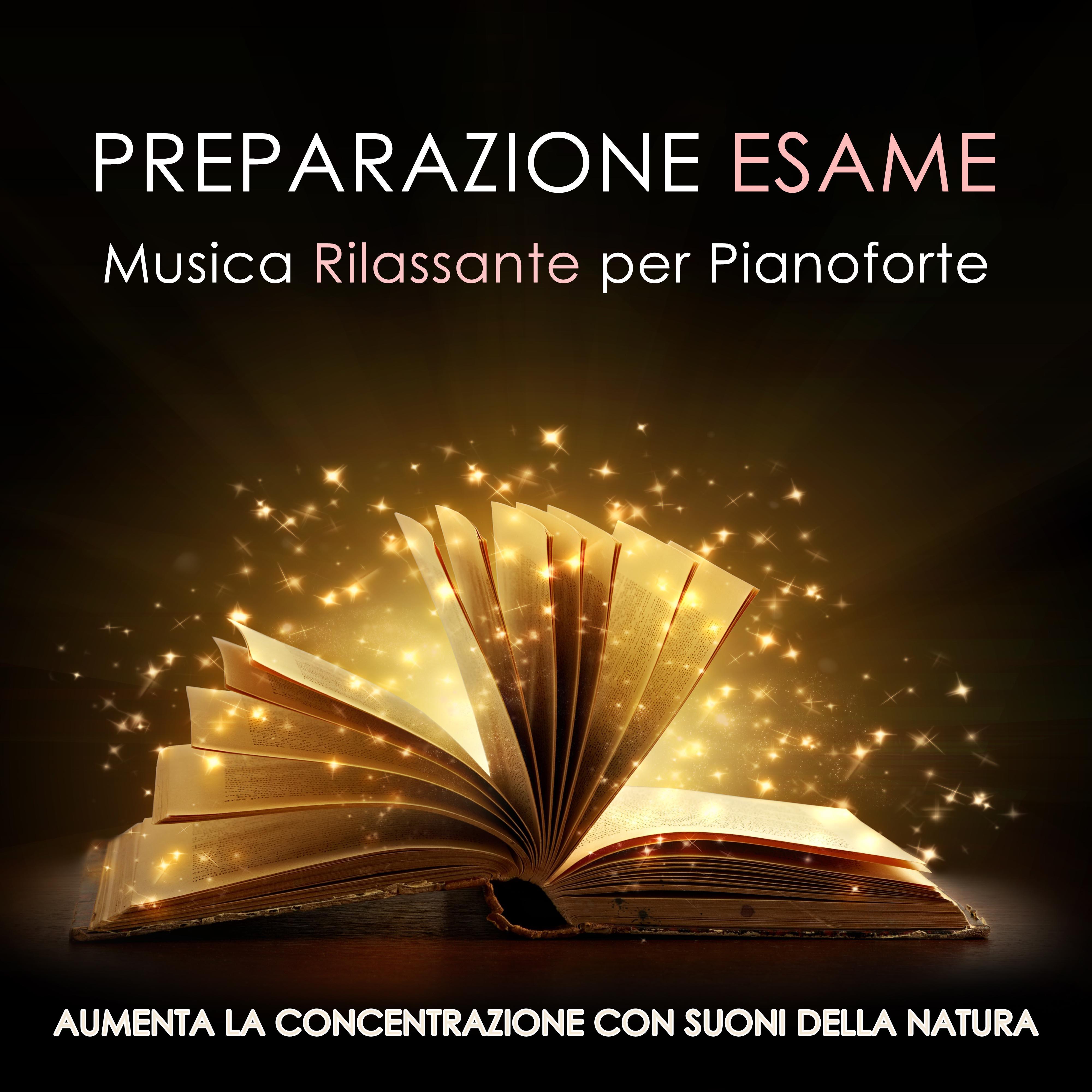 Preparazione Esame - Musica Rilassante per Pianoforte con Suoni della Natura (Pioggia, Vento e Oceano) per Aumentare la Concentrazione, Distendere e Calmare la Mente