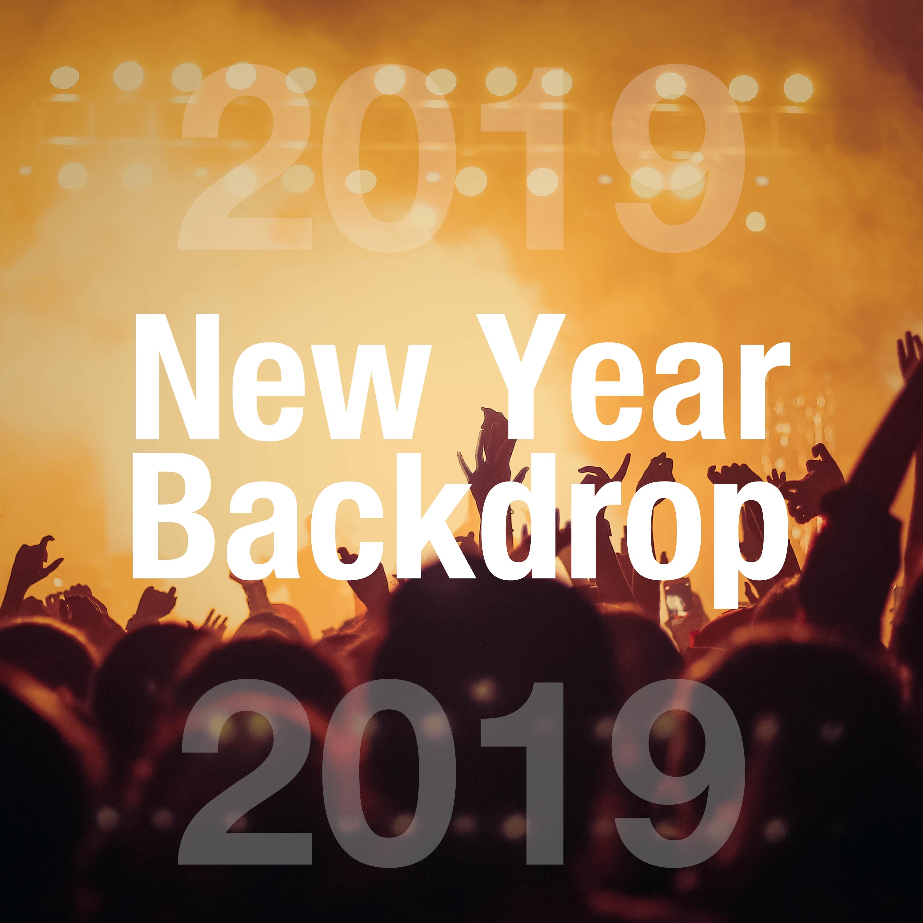 New Year Backdrop 2019 CD - New Year Gift Ideas, Party Music, Chillout