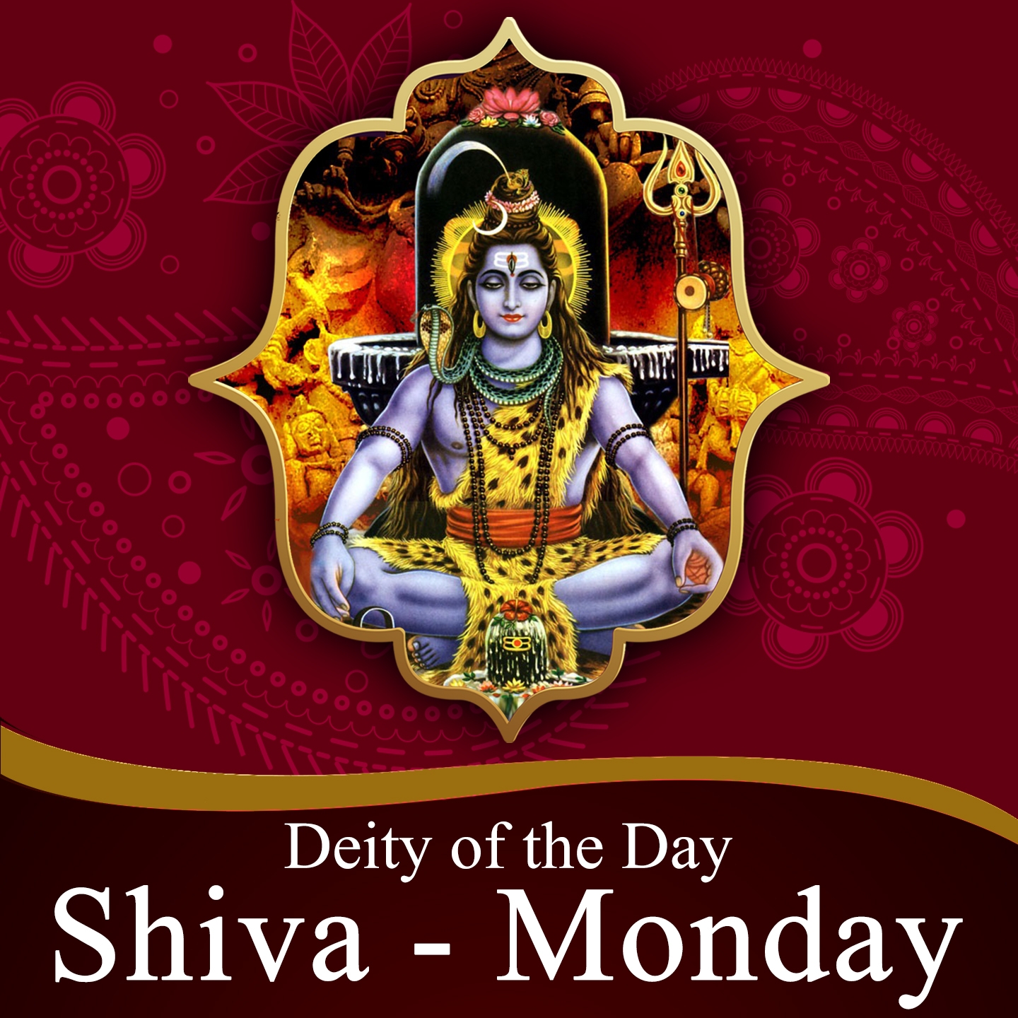 Diety of the Day - Monday (Shiva)