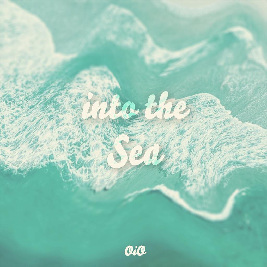 into the sea