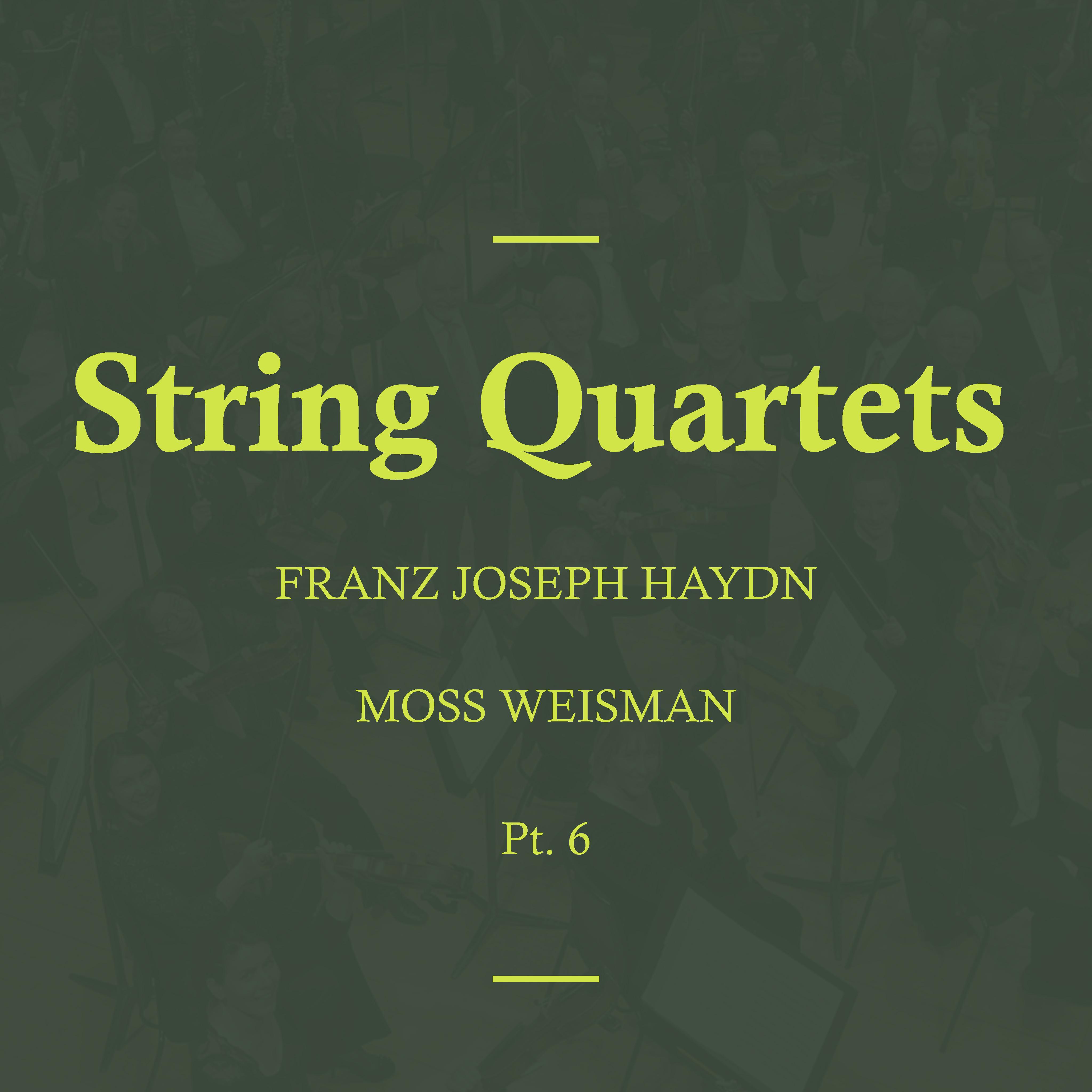 Haydn: String Quartets, Pt. 6