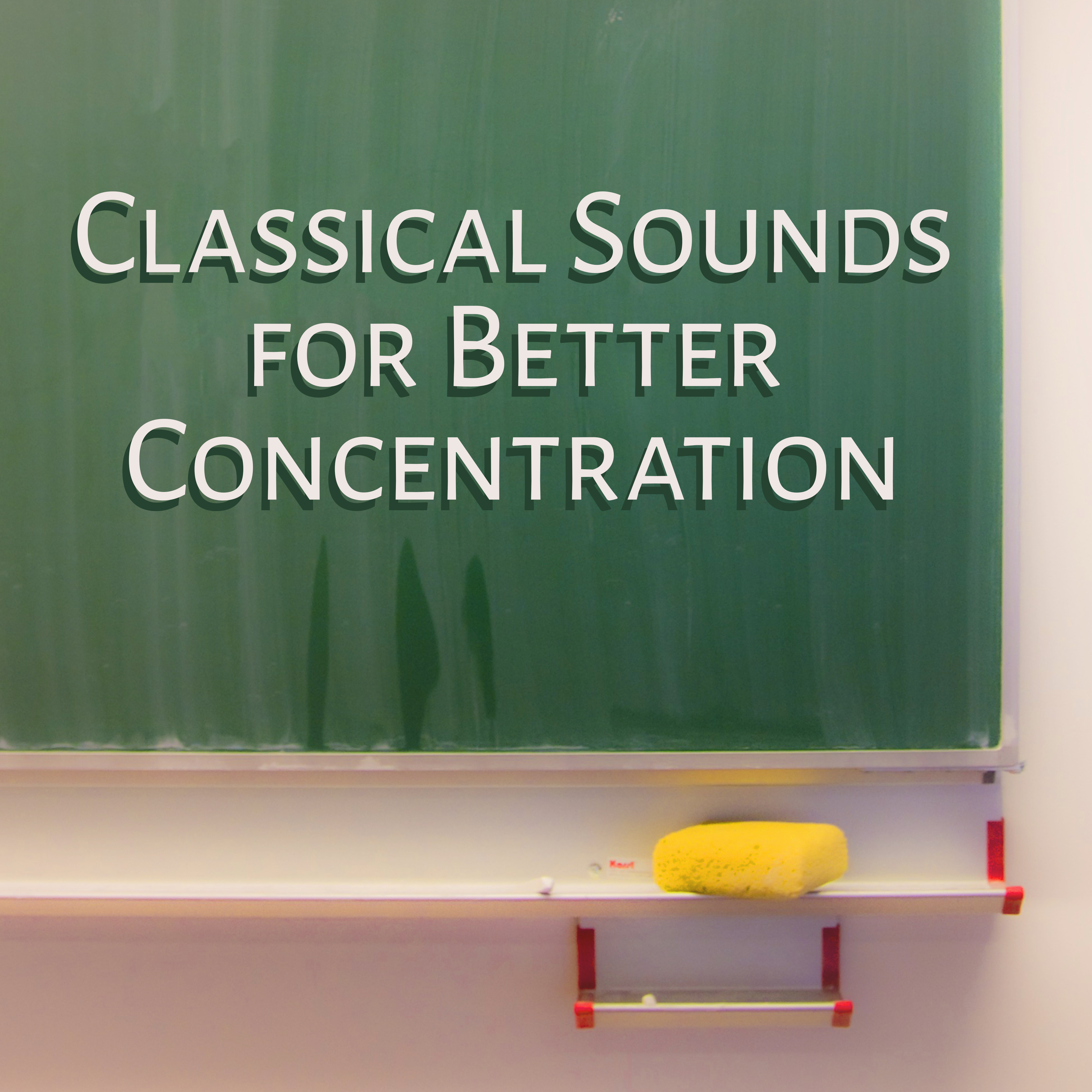 Classical Sounds for Better Concentration – Soothing Classics Music, Rest with Beautiful Melodies, Sounds to Focus, Study Time