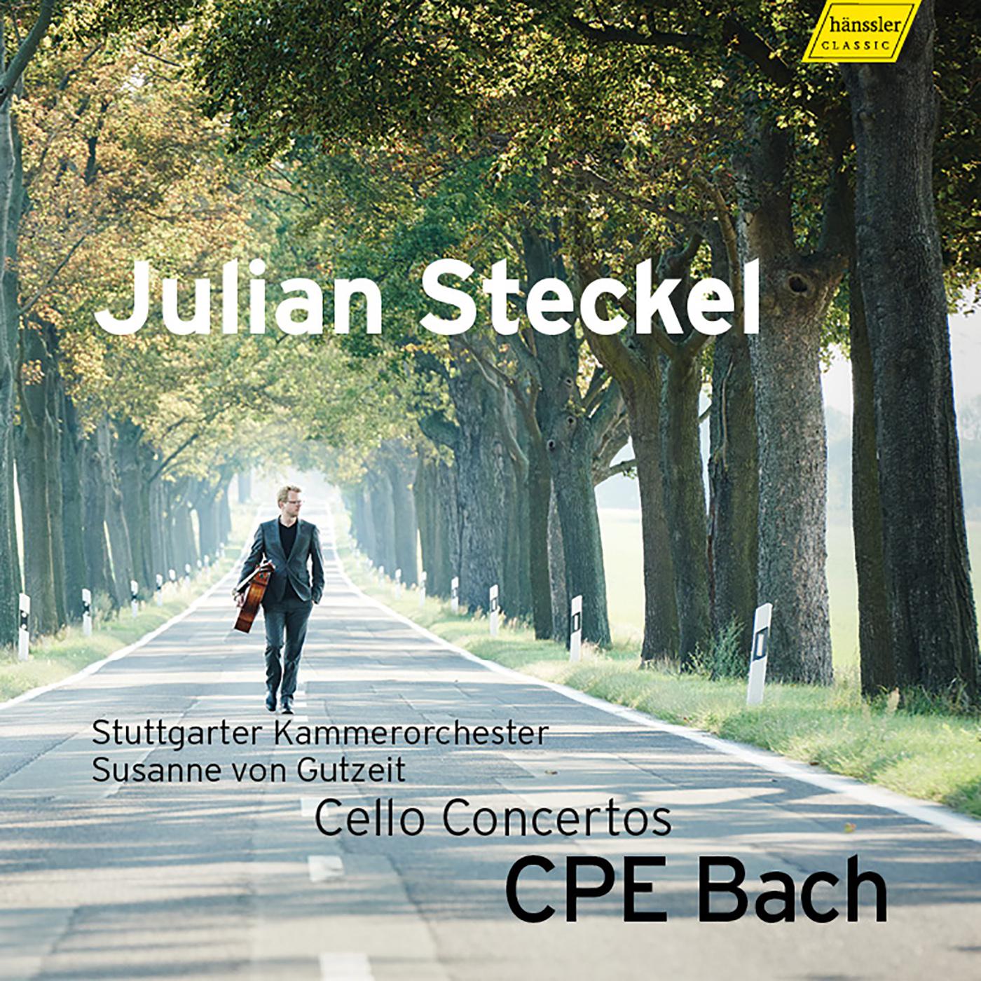 BACH, C.P.E.: Cello Concertos, Wq. 170, 171 and 172 (Steckel, Stuttgart Chamber Orchestra, Gutzeit)