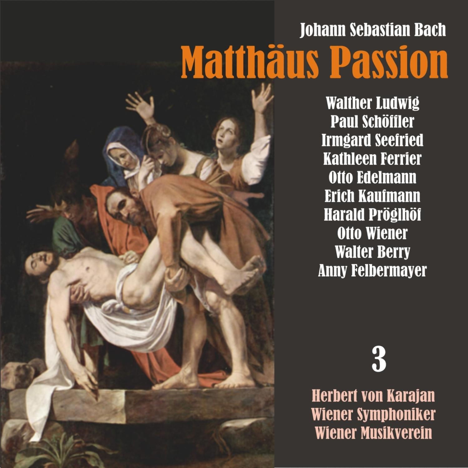 Matthäus Passion, BWV 244: "Konnen Tranen meiner Wangen"